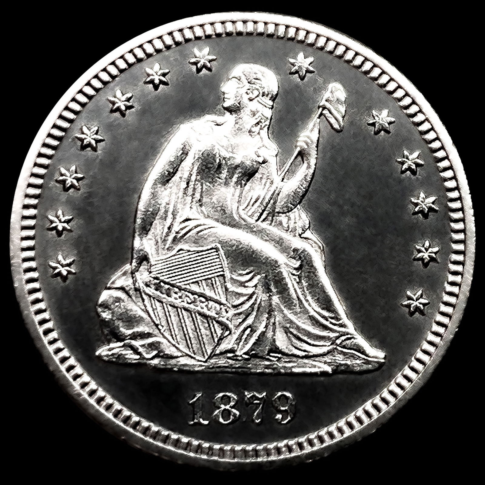 1879 Seated Liberty Quarter (1 of 2)