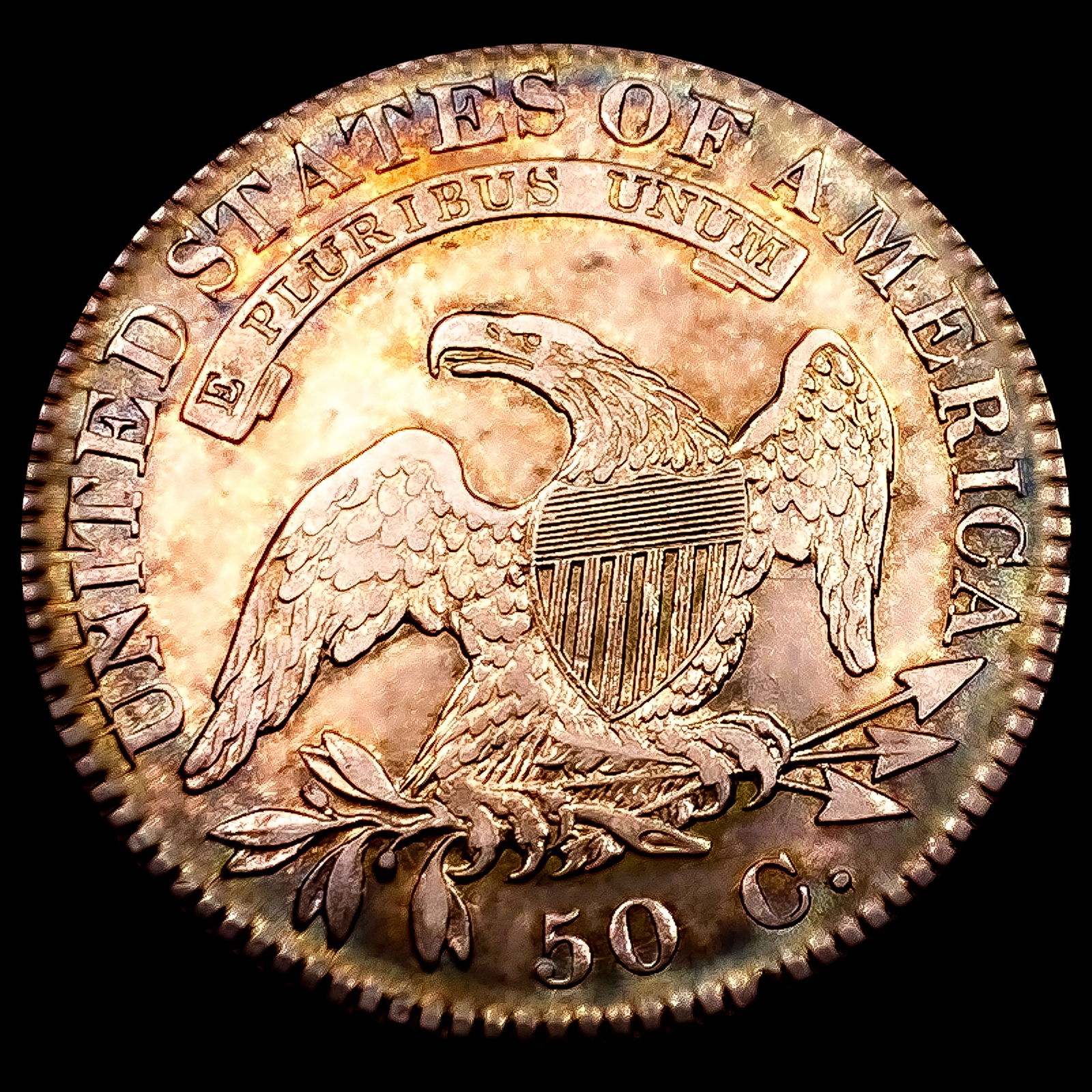 1821 Capped Bust Half Dollar - 2