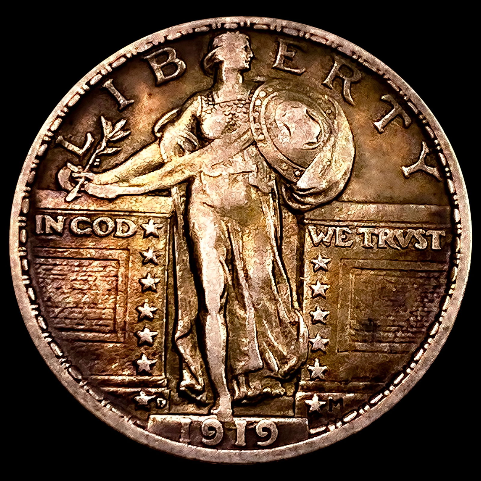 1919-D Standing Liberty Quarter: 1919-D Standing Liberty Quarter