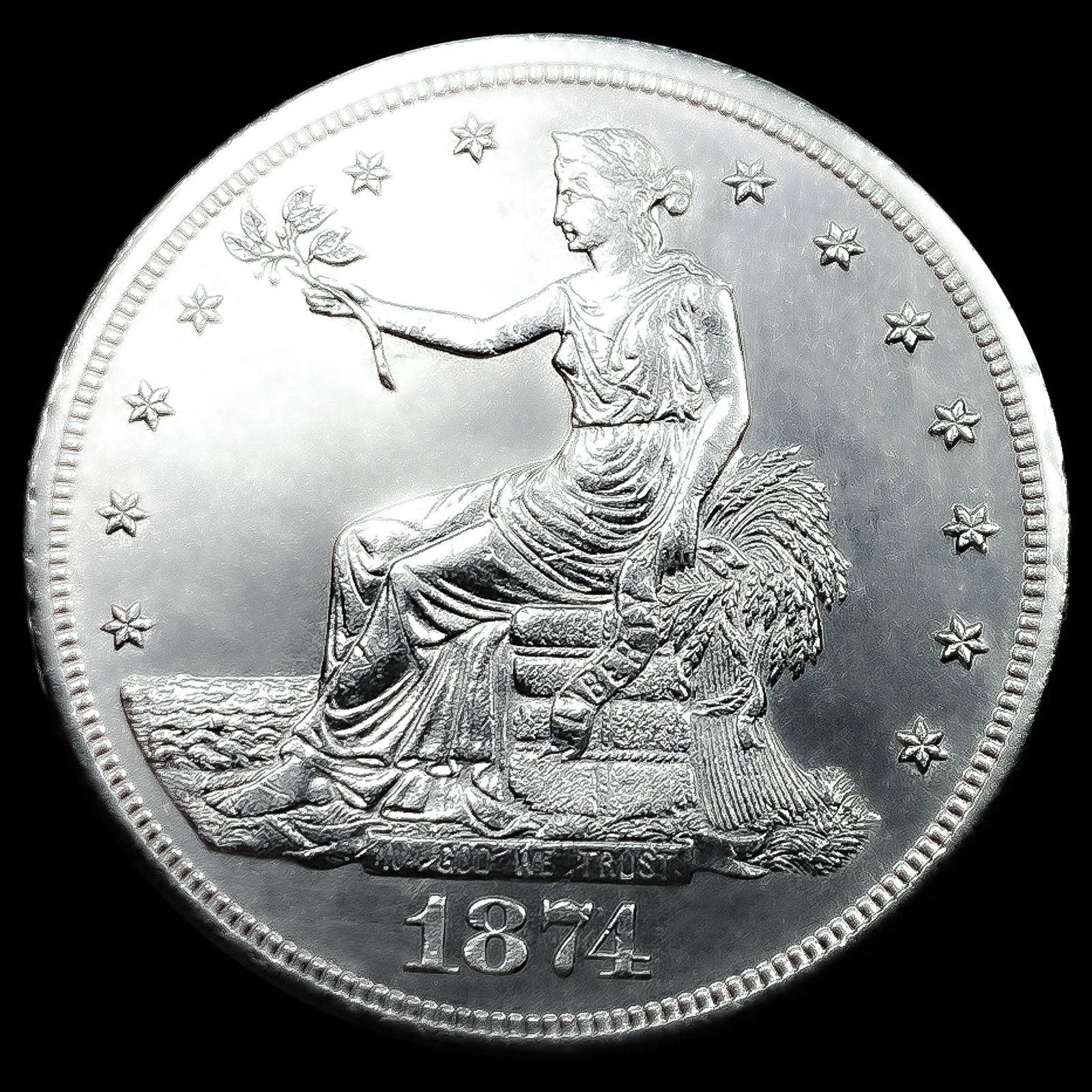 1874-S Silver Trade Dollar: 1874-S Silver Trade Dollar