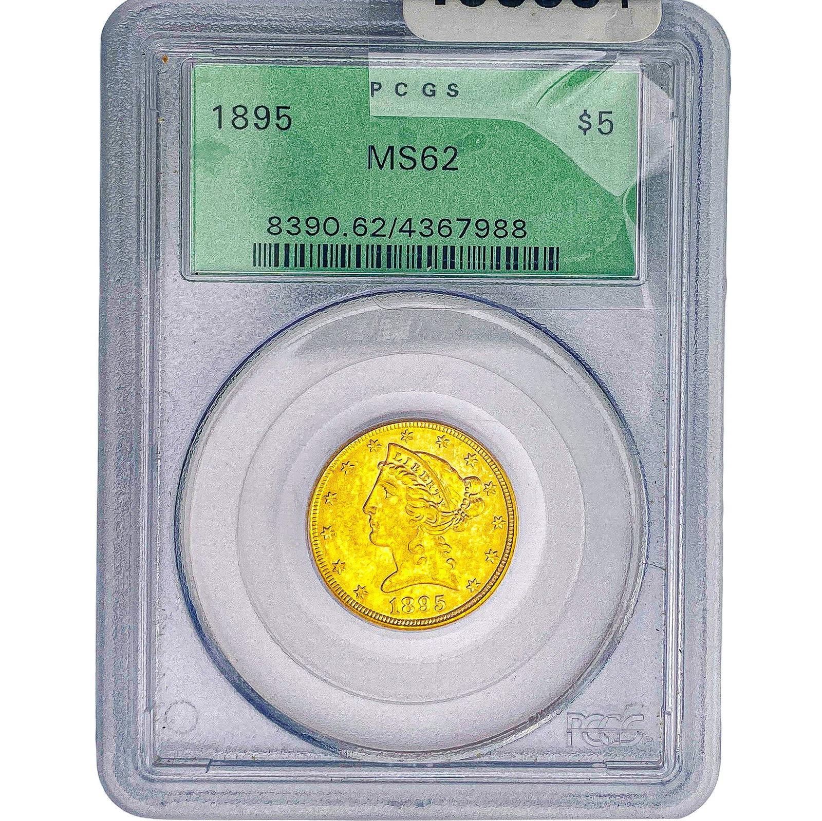 1895 $5 Gold Half Eagle PCGS MS62 (1 of 2)