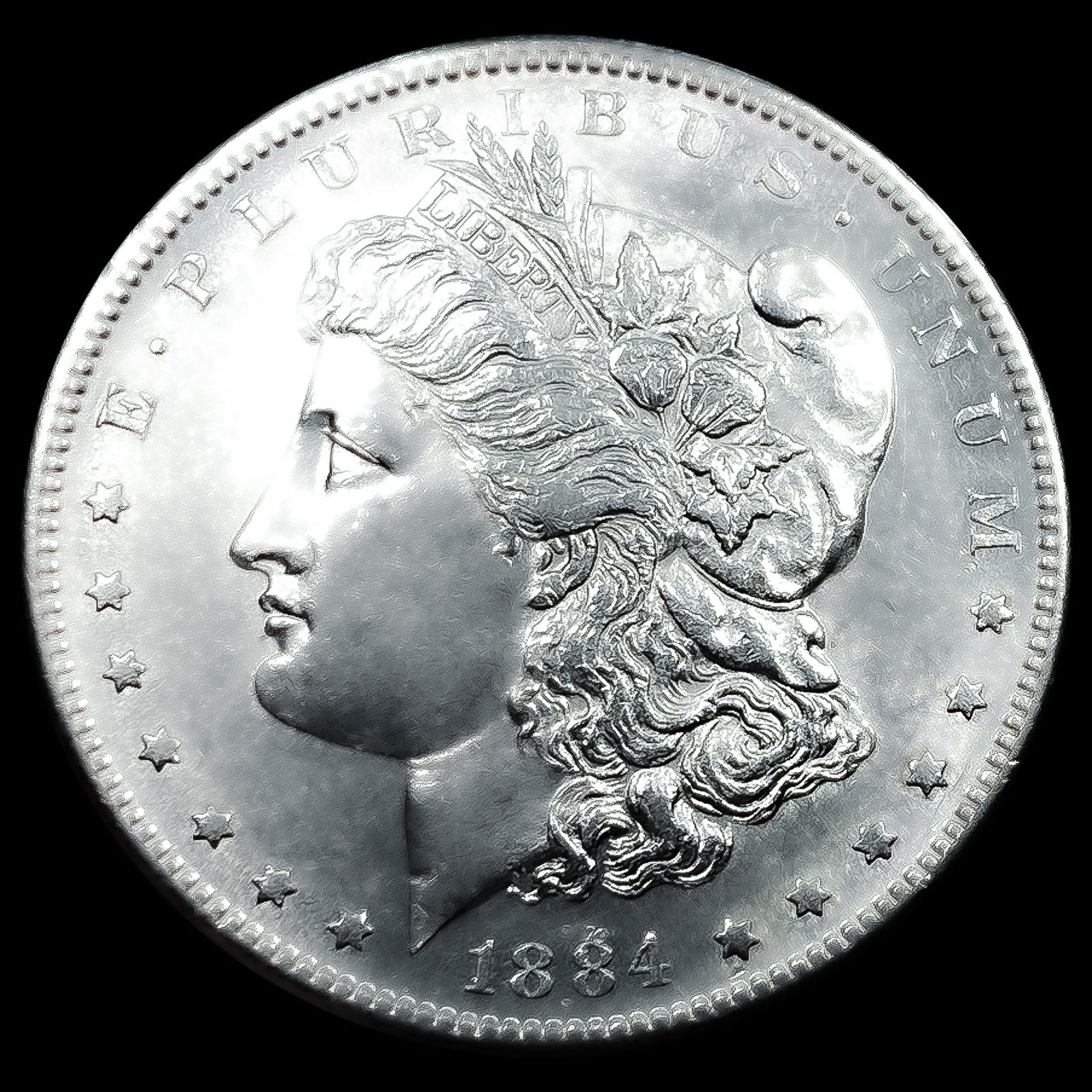 1884-S Morgan Silver Dollar (1 of 2)