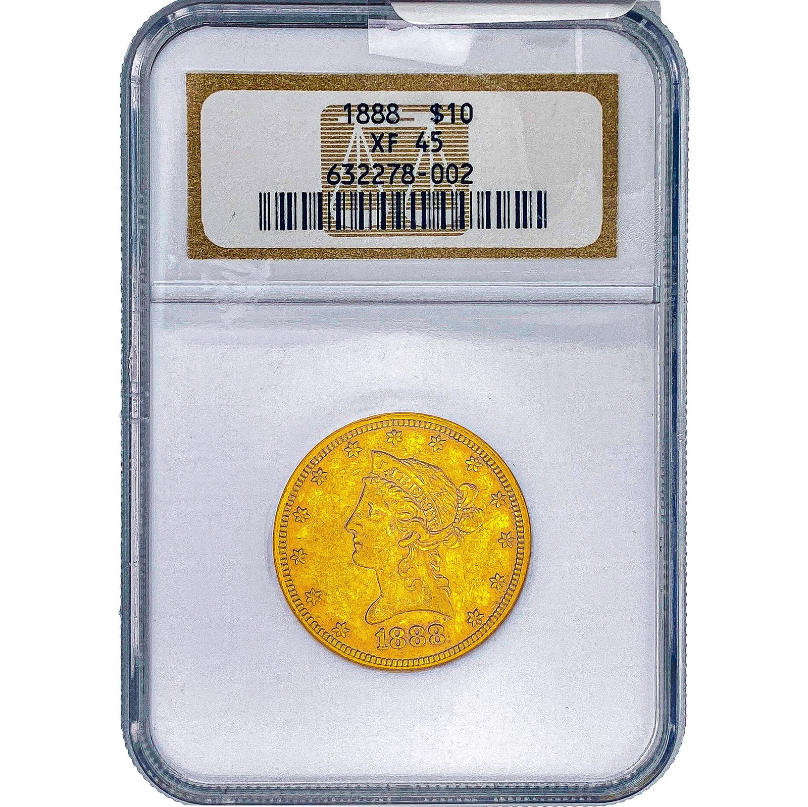 1888 $10 Gold Eagle NGC XF45 (1 of 2)