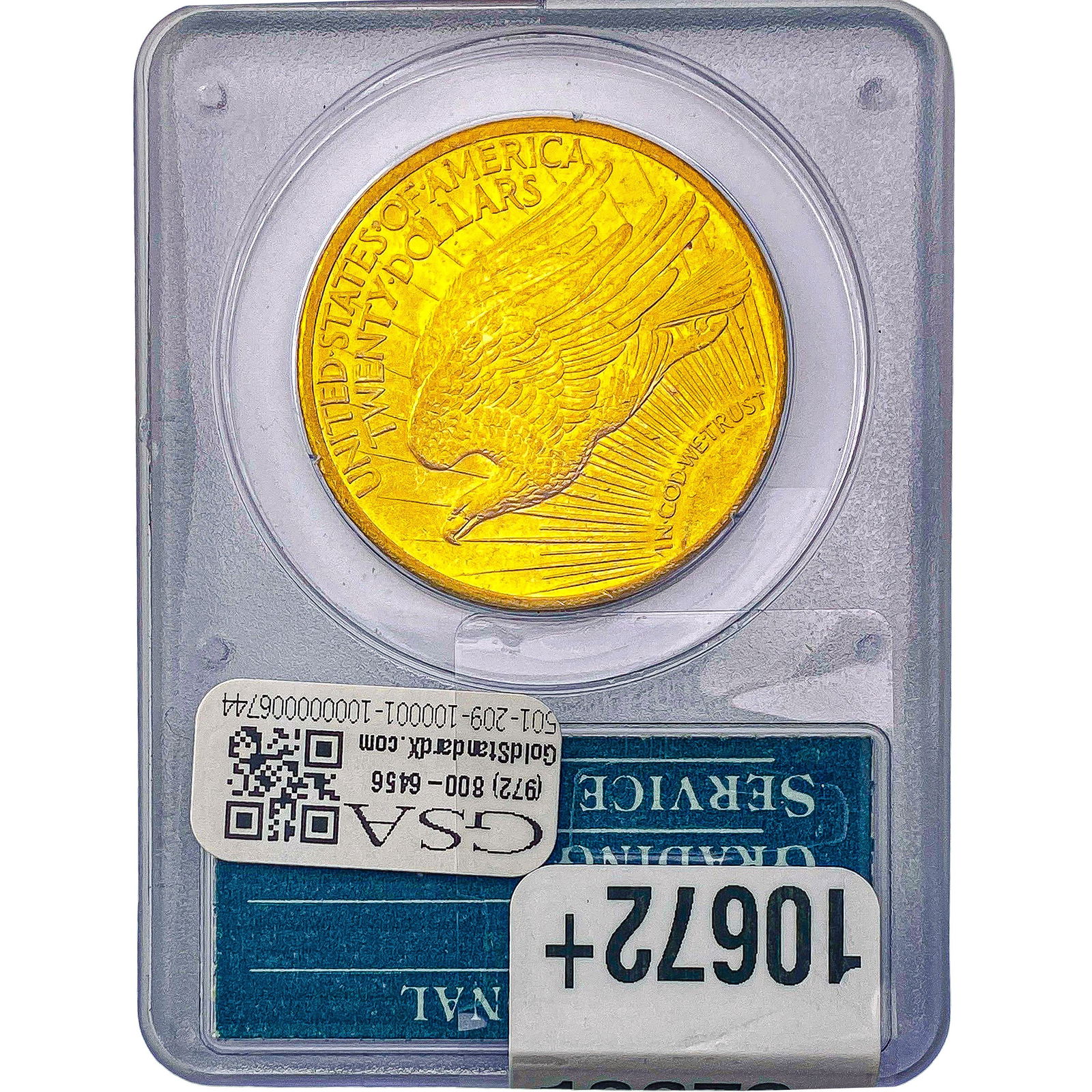 1924 $20 Gold Double Eagle PCGS MS62 - 2