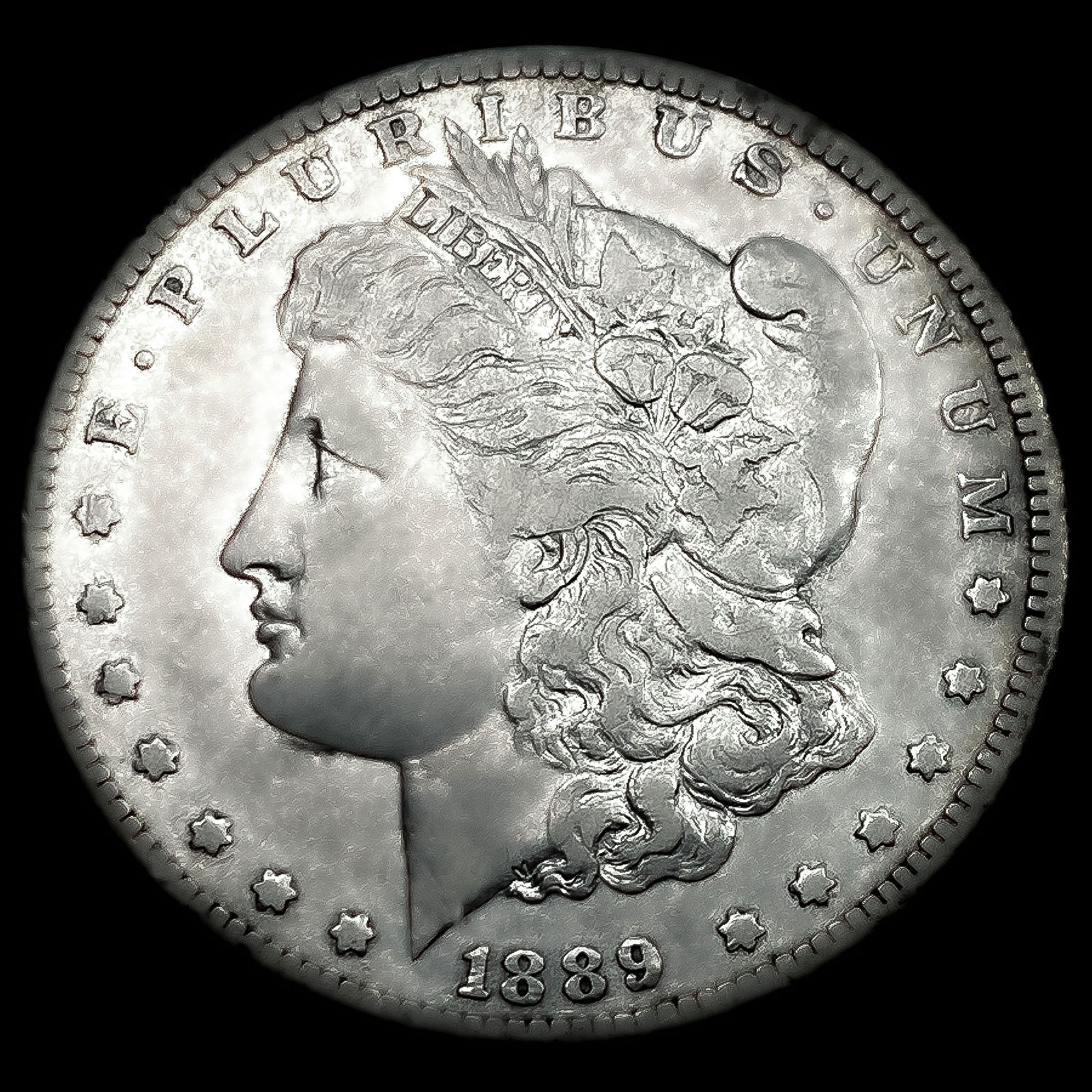 1889-CC Morgan Silver Dollar (1 of 2)