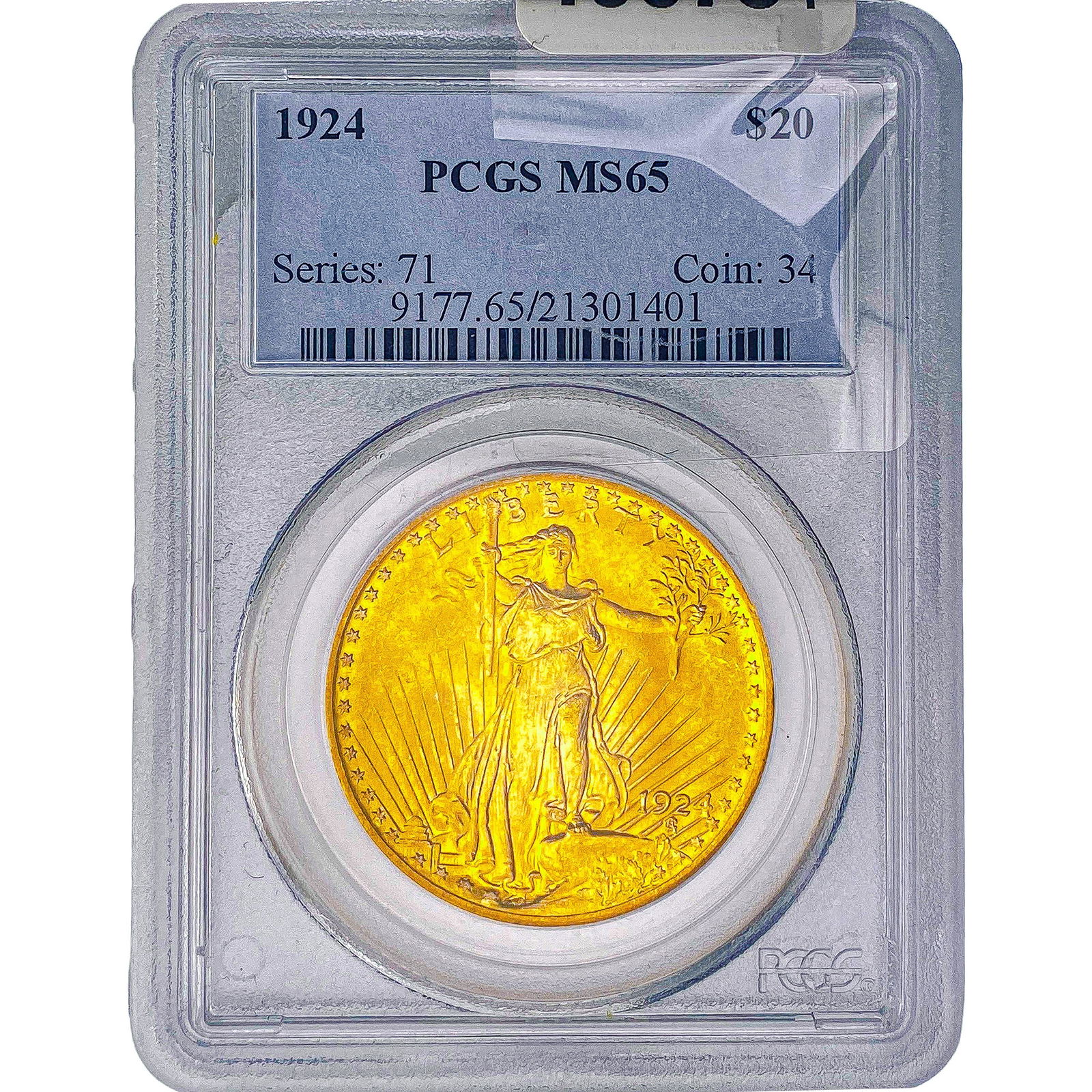 1924 $20 Gold Double Eagle PCGS MS65: 1924 $20 Gold Double Eagle PCGS MS65