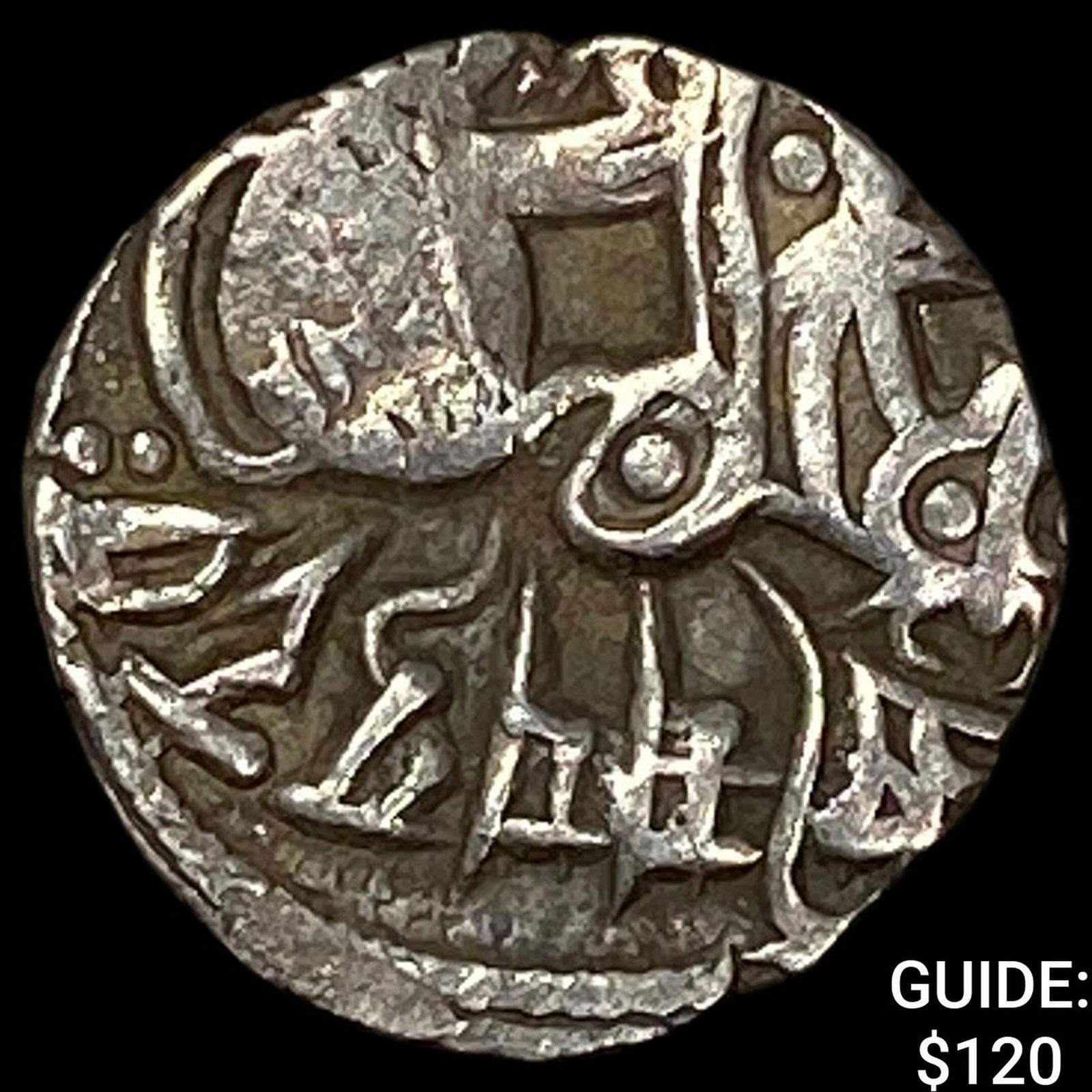 India Rajput 700-1000 Silver Jital NEARLY UNCIRCULATED: India Rajput 700-1000 Silver Jital NEARLY UNCIRCULATED