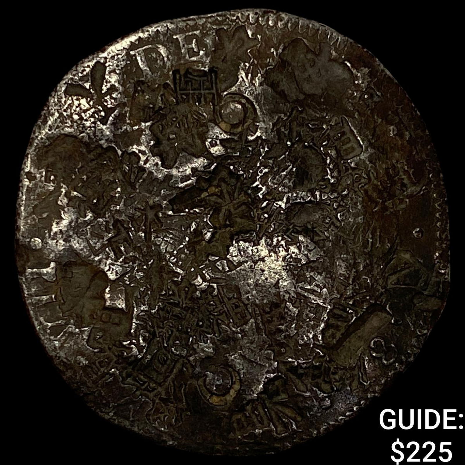 Colonial Spain Silver 8 Reales Chopmarks NEARLY UNCIRCULATED (1 of 2)