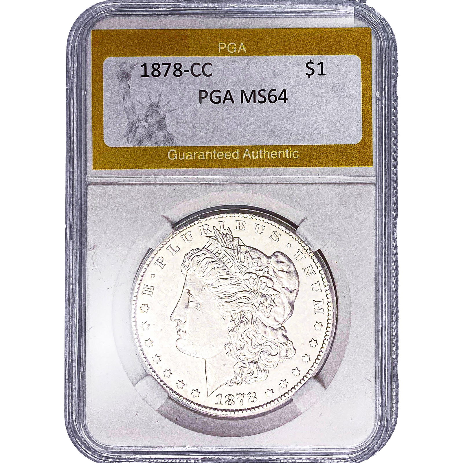 1878-CC Morgan Silver Dollar PGA MS64 (1 of 2)