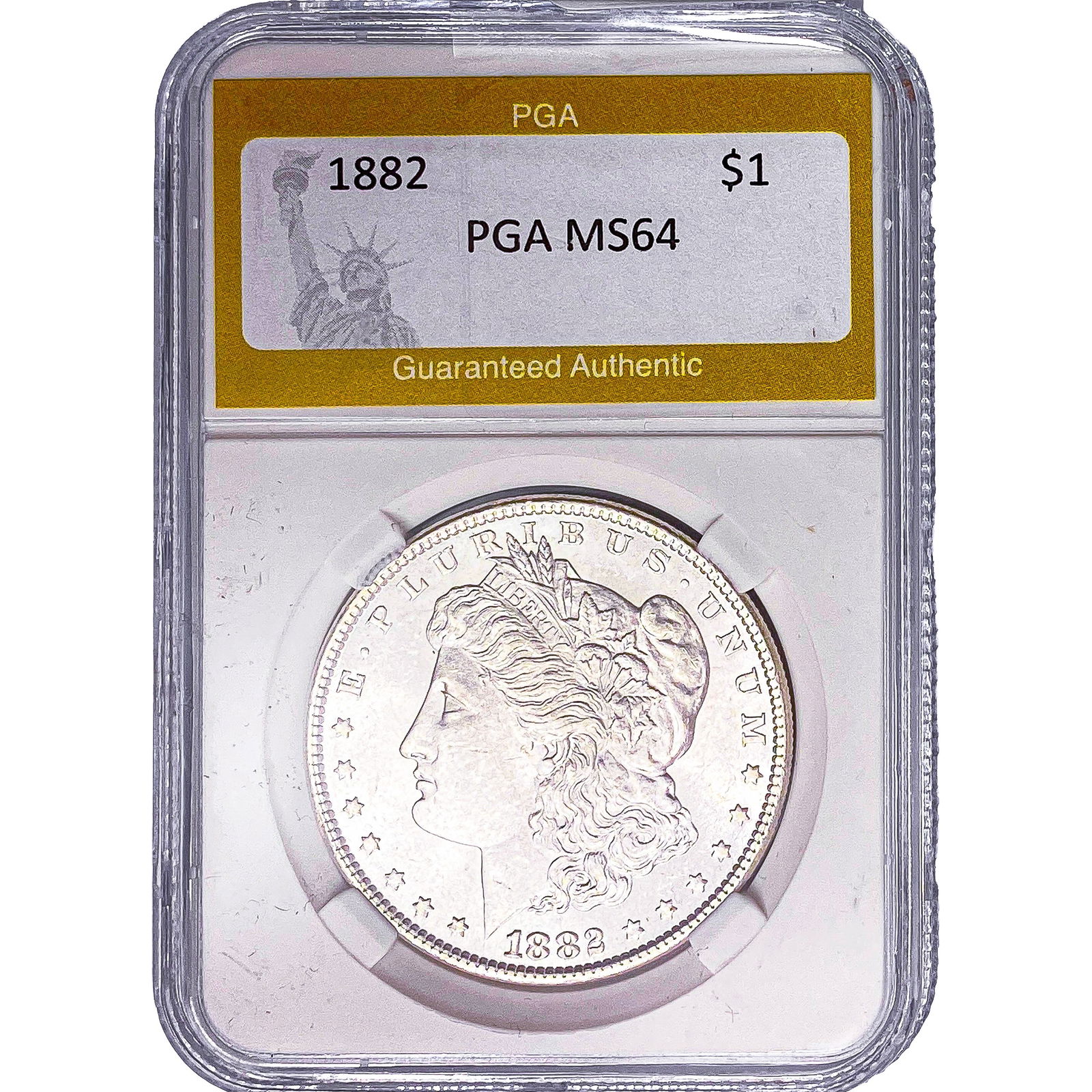 1882 Morgan Silver Dollar PGA MS64 (1 of 2)