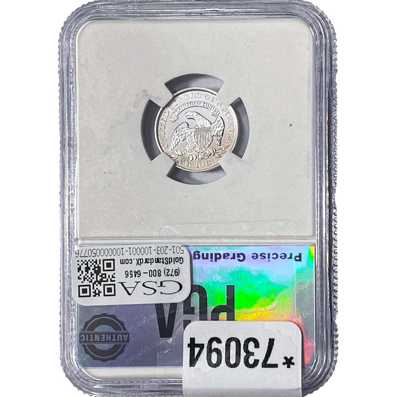 1835 Capped Bust Dime PGA MS63 - 2