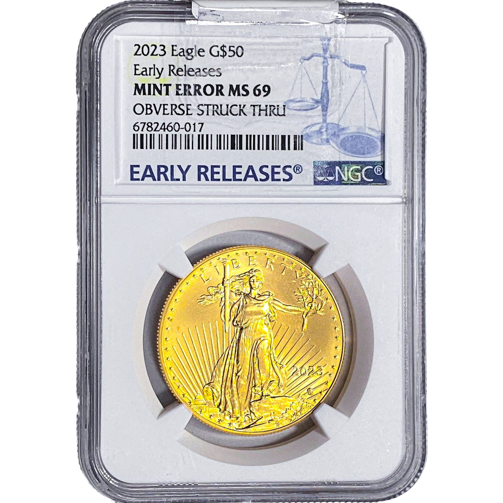 2023 American Gold Eagle $50 1oz NGC MS69 (1 of 2)