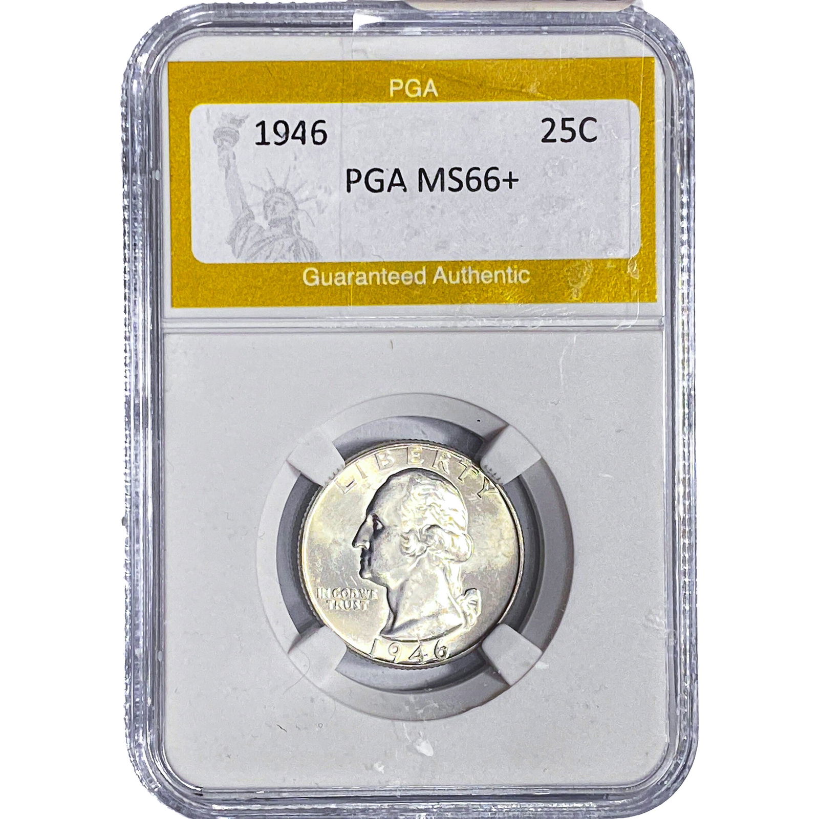 1946 Washington Silver Quarter PGA MS66+: 1946 Washington Silver Quarter PGA MS66+