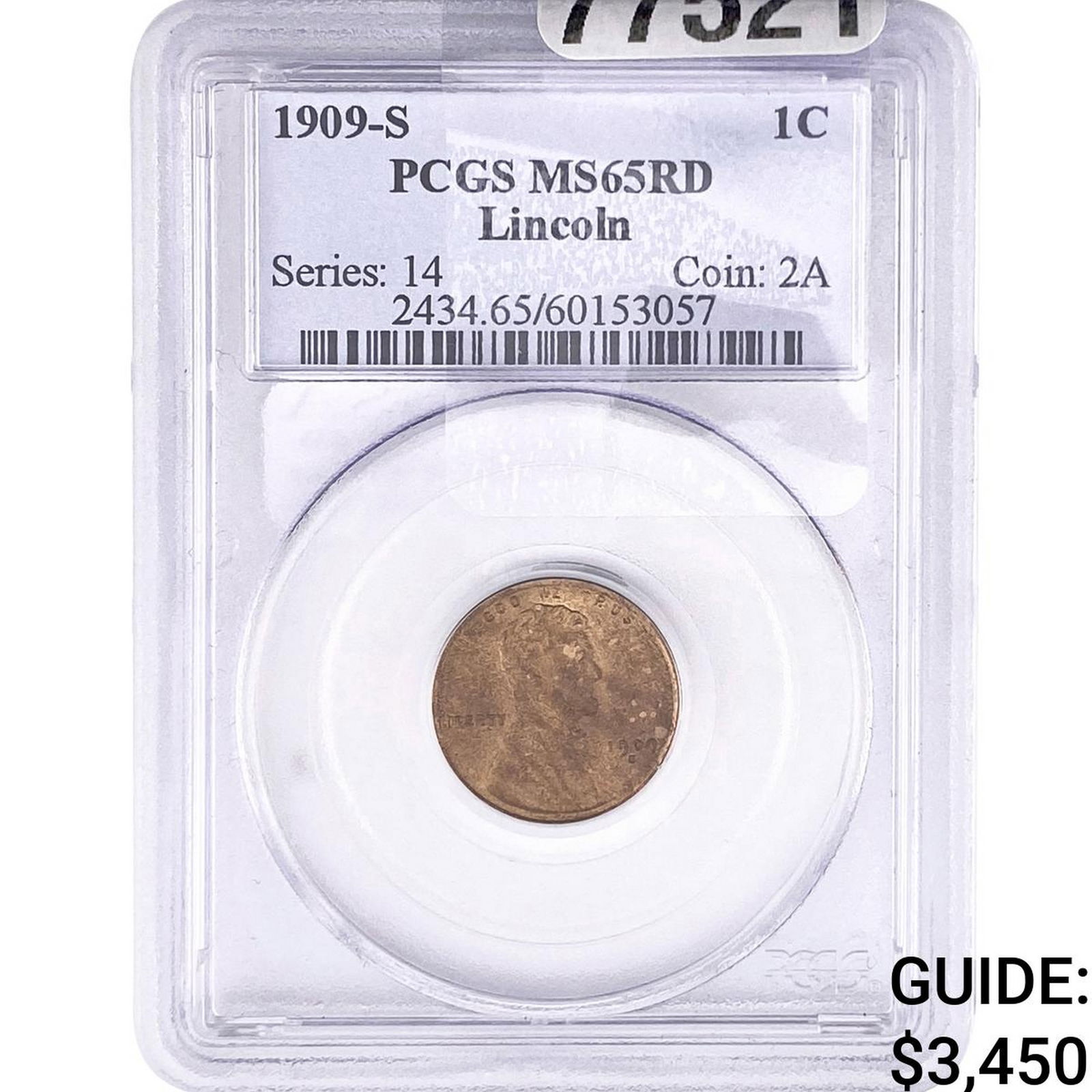 1909-S Wheat Cent PCGS MS65 RD (1 of 2)