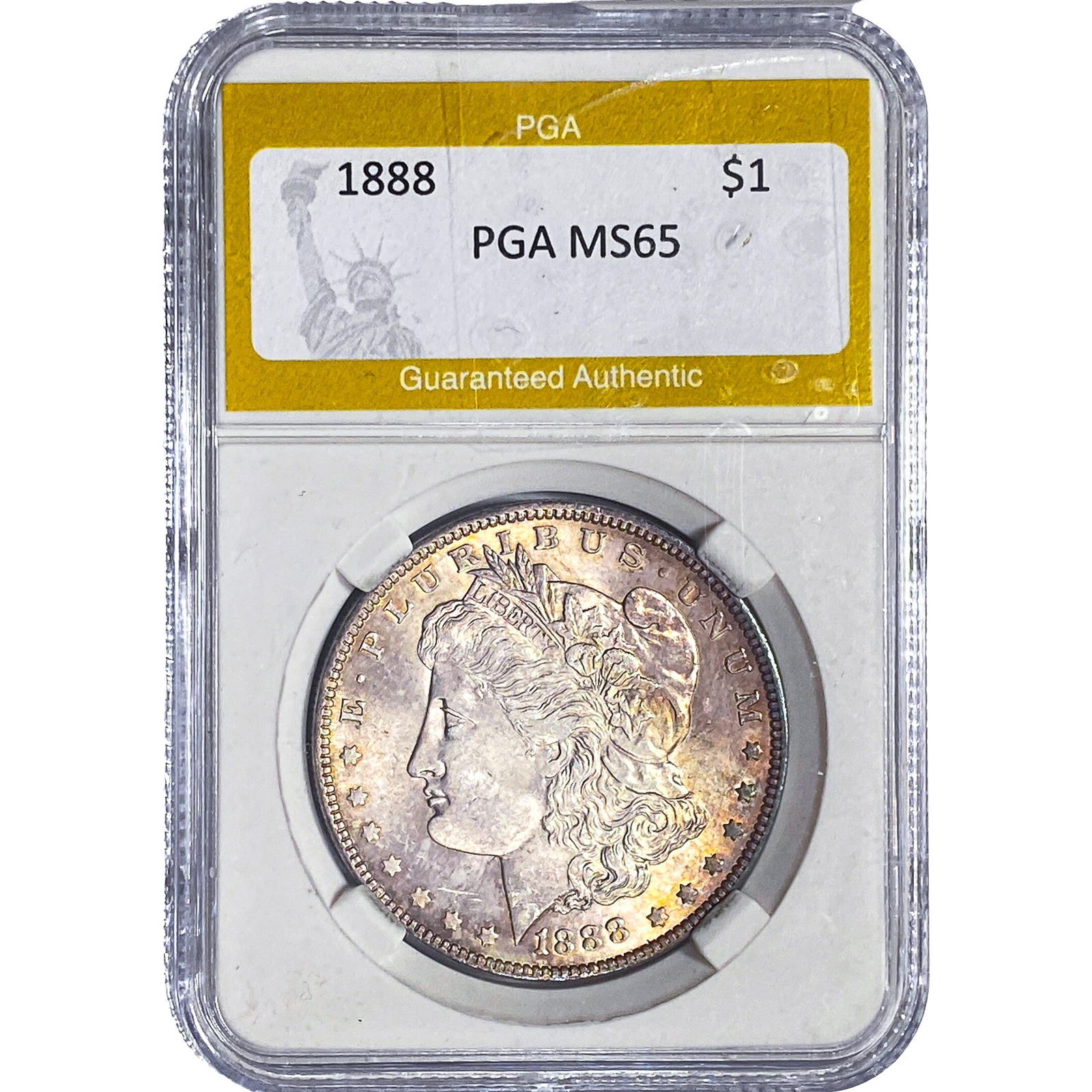 1888 Morgan Silver Dollar PGA MS65: 1888 Morgan Silver Dollar PGA MS65