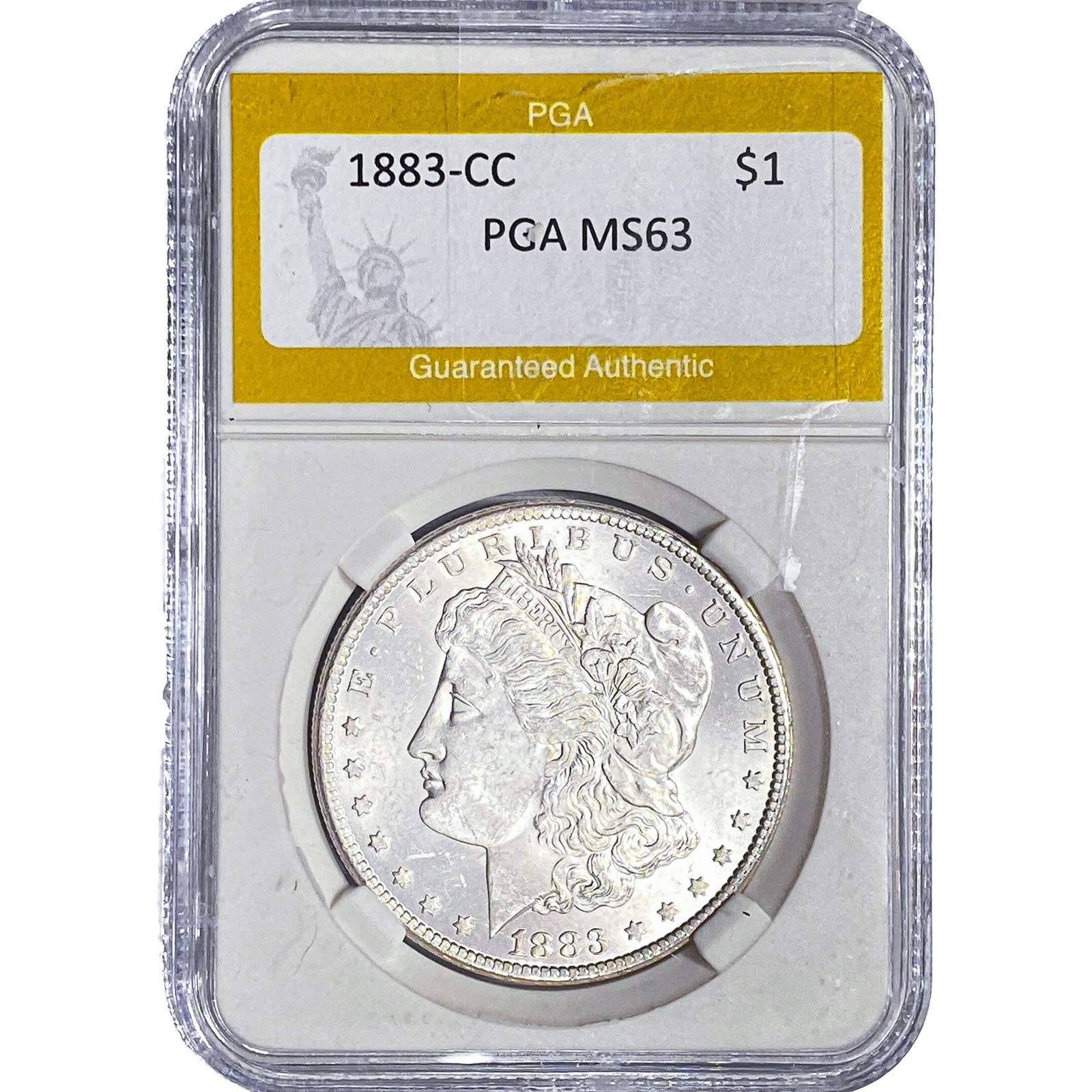 1883-CC Morgan Silver Dollar PGA MS63 (1 of 2)