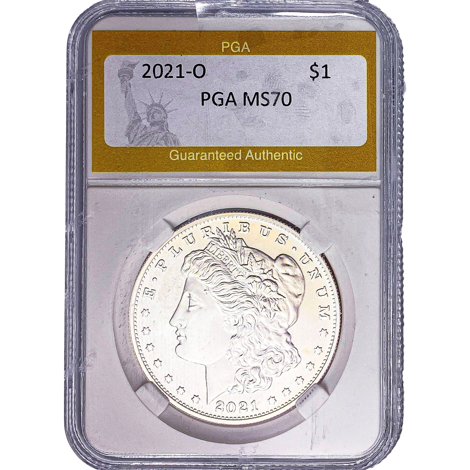2021-O Morgan Silver Dollar PGA MS70: 2021-O Morgan Silver Dollar PGA MS70