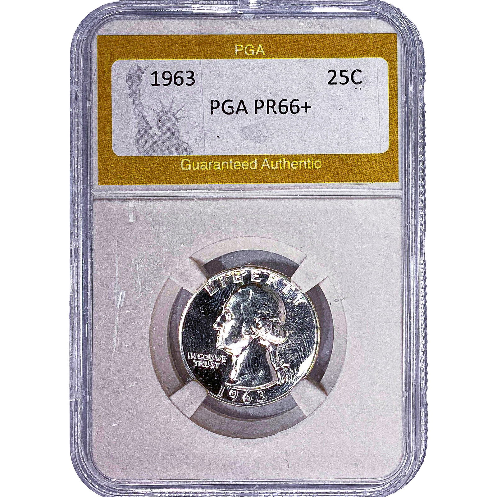 1963 Washington Silver Quarter PGA PR66+: 1963 Washington Silver Quarter PGA PR66+
