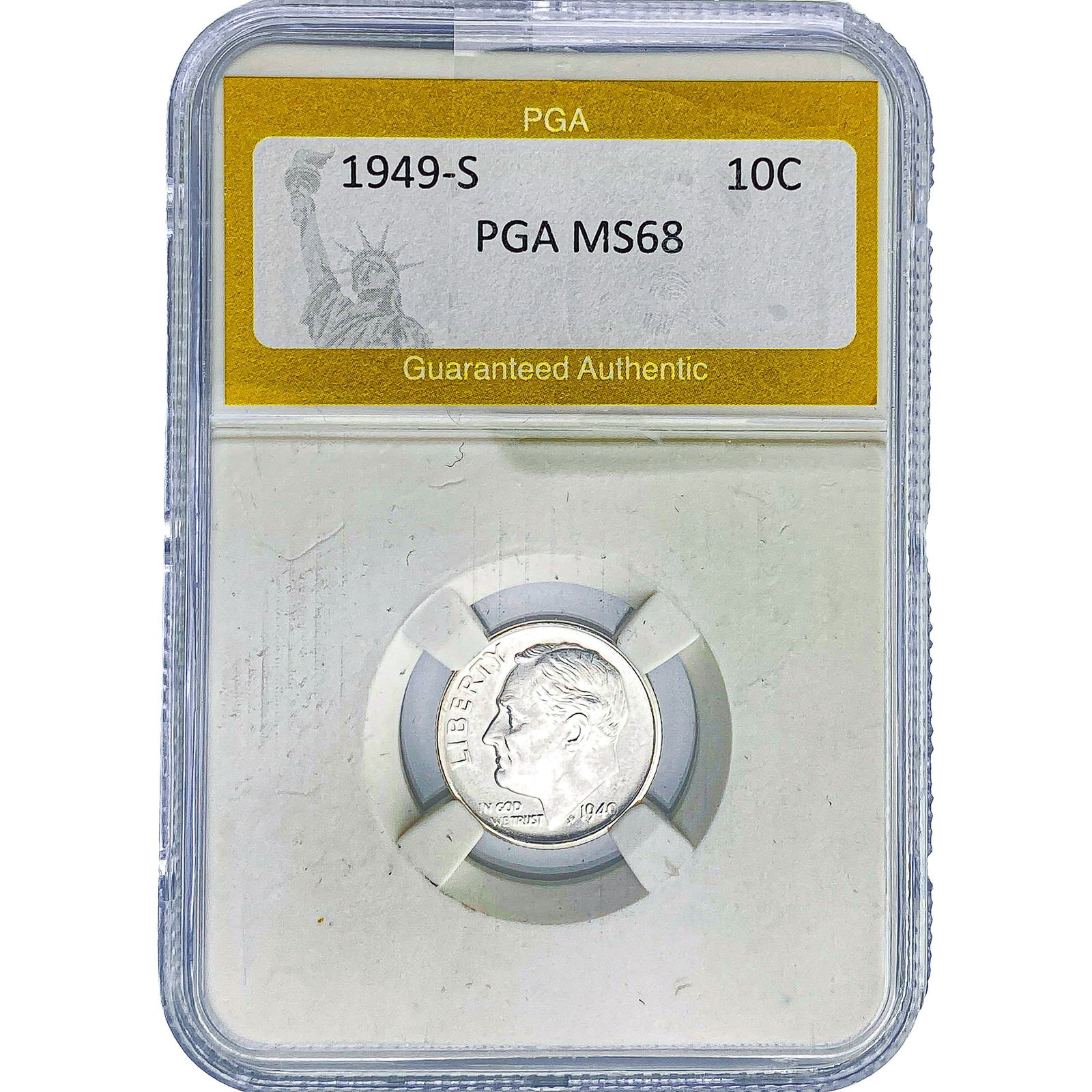 1949-S Roosevelt Dime PGA MS68 (1 of 2)