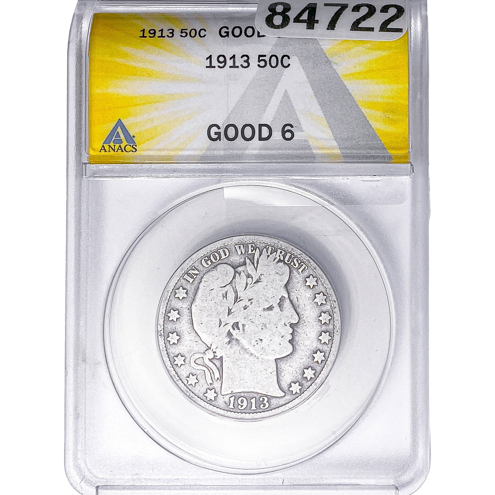 1913 Barber Half Dollar ANACS G6 (1 of 2)