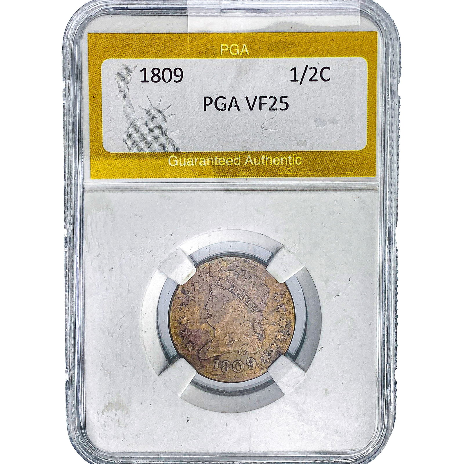 1809 Classic Head Half Cent PGA VF25 (1 of 2)