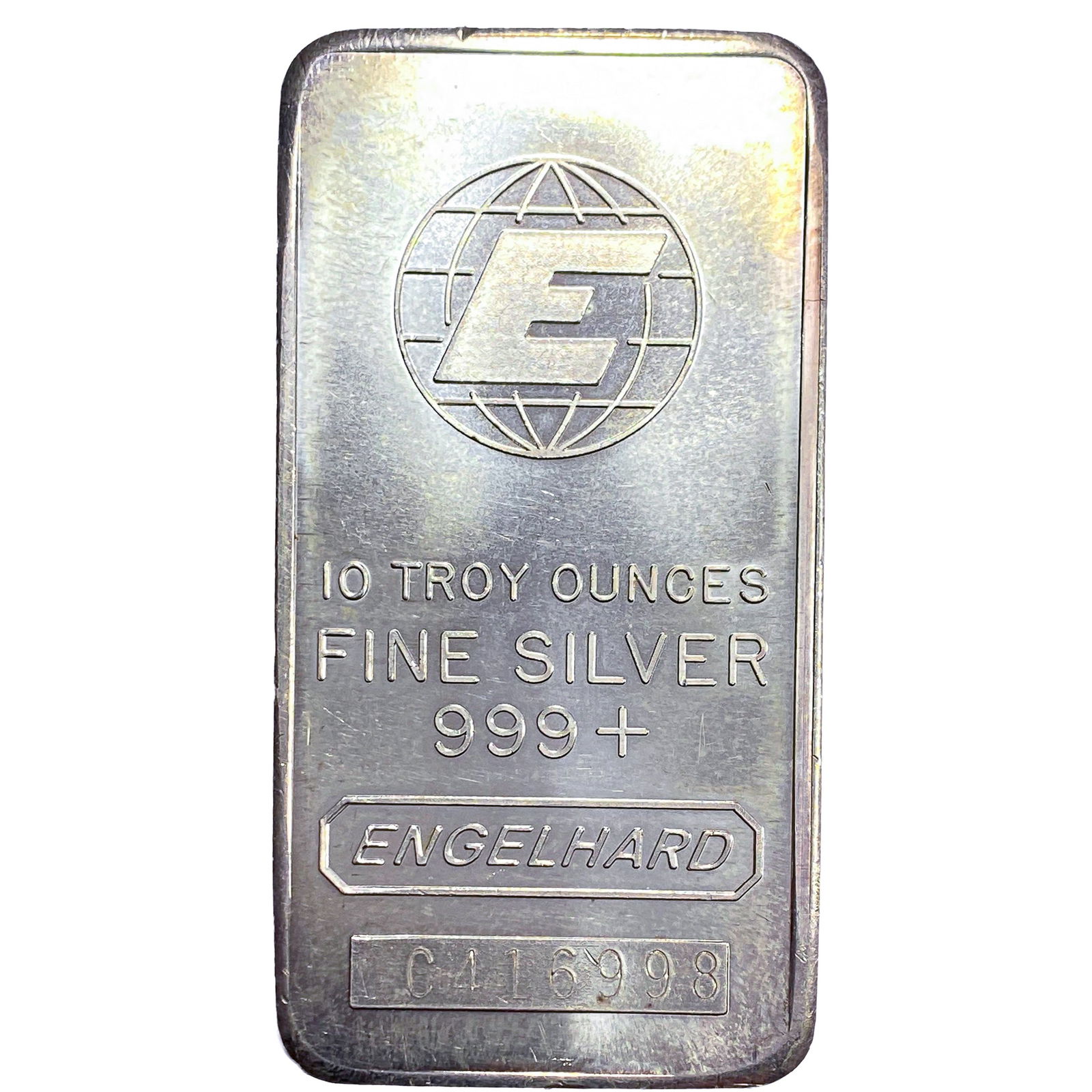 Engelhard 10oz Silver Bar (1 of 2)
