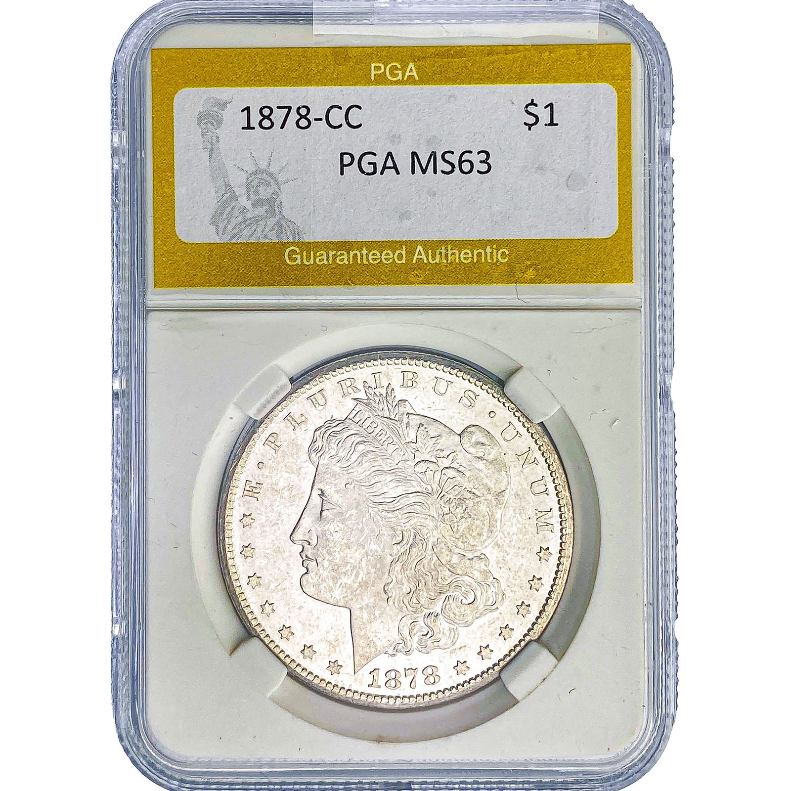 1878-CC Morgan Silver Dollar PGA MS63 (1 of 2)