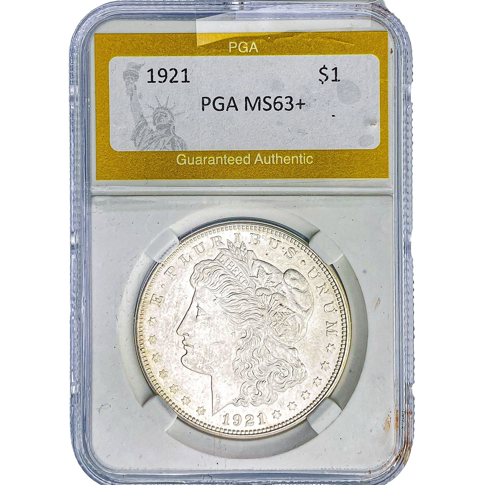 1921 Morgan Silver Dollar PGA MS63+ (1 of 2)