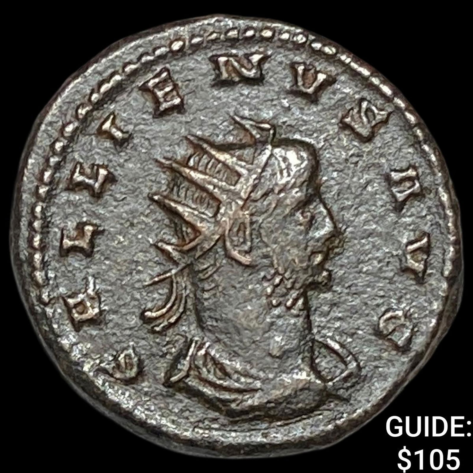 Roman Gallienus 253-268 AD BI Dbl Denarius CHOICE AU (1 of 2)