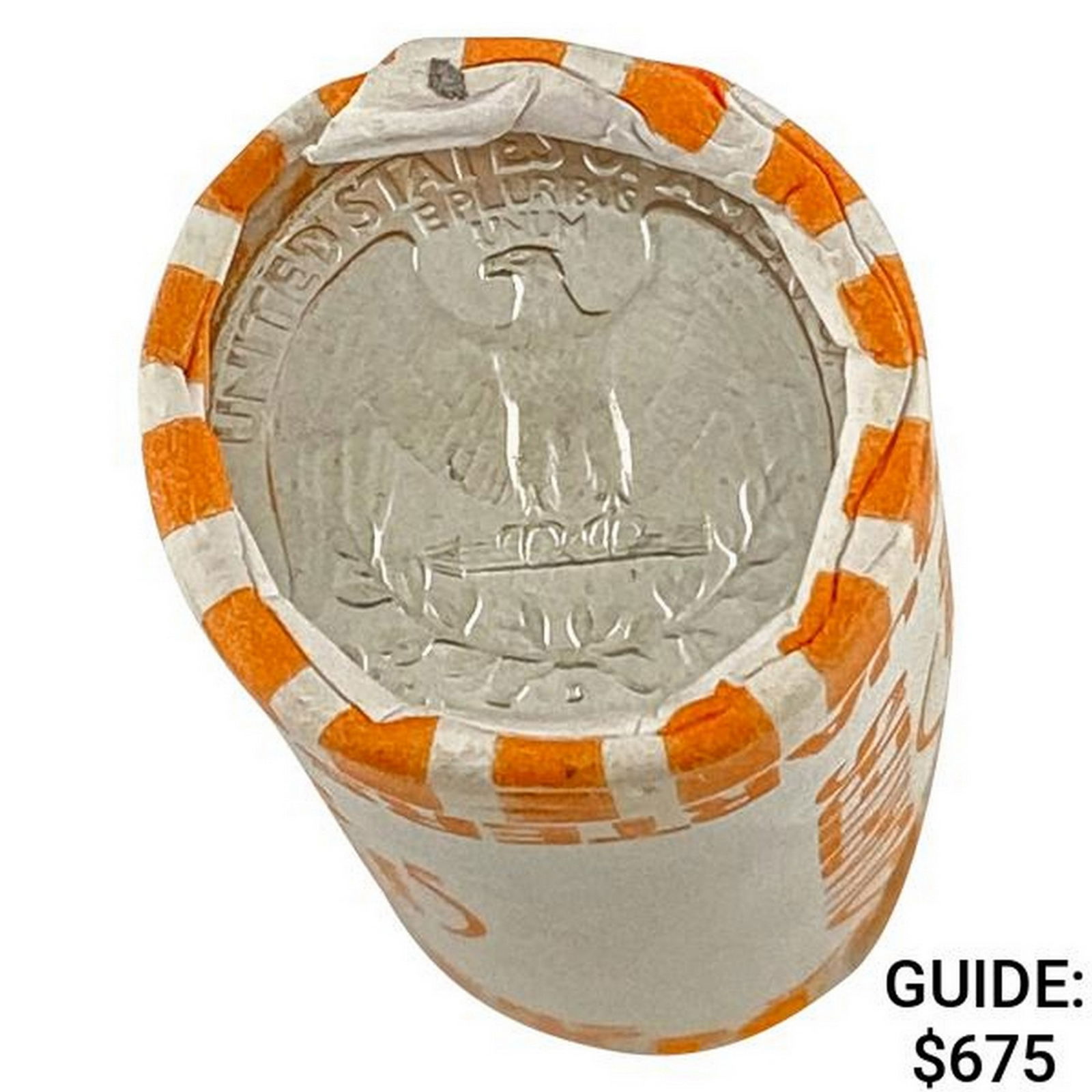 1964D Gem BU Roll of Washington Quarters [40 Coins]: 1964D Gem BU Roll of Washington Quarters [40 Coins]