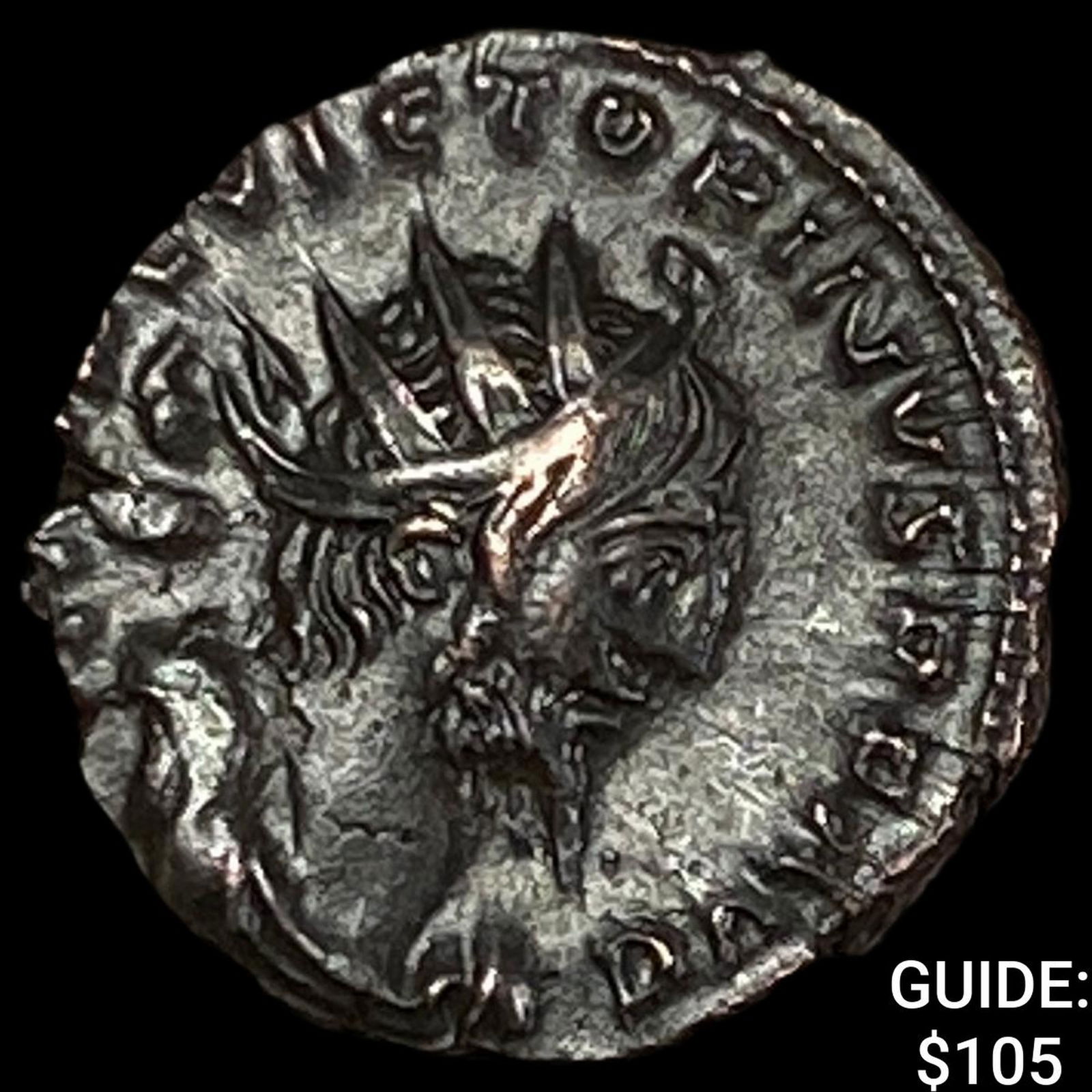 Gallic Empire Victorinus 269-271 Bi Antoninianus CHOICE AU: Gallic Empire Victorinus 269-271 Bi Antoninianus CHOICE AU