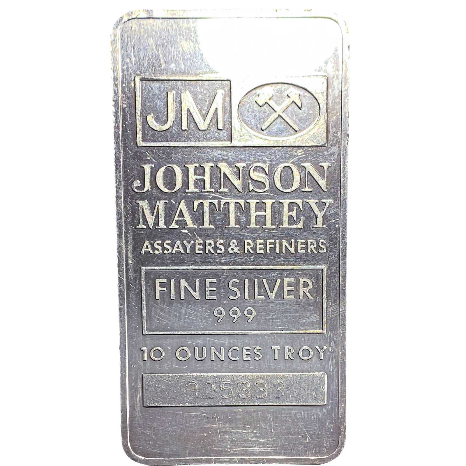 Johnson Matthey 10oz Silver Bar (1 of 2)
