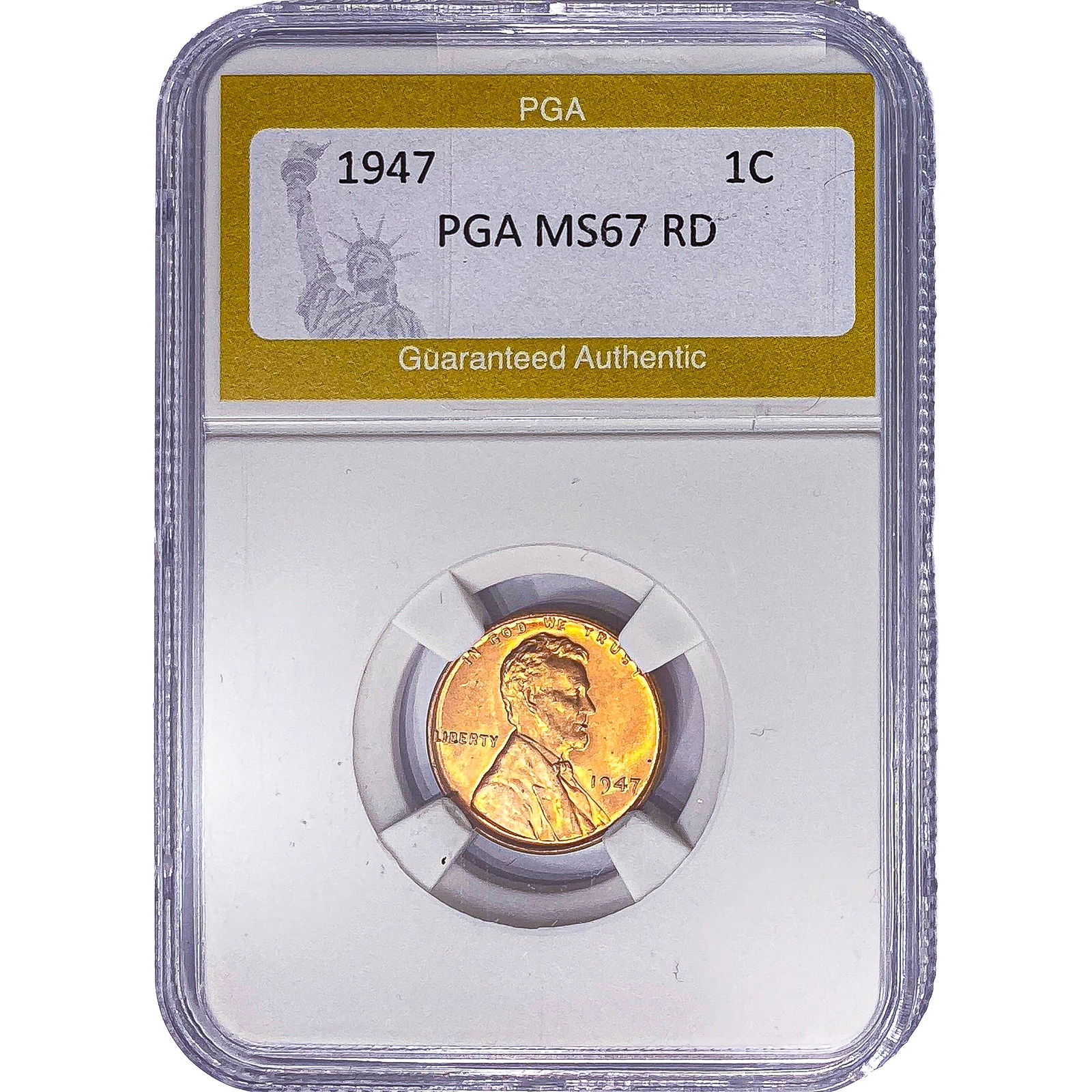 1947 Wheat Cent PGA MS67 RD (1 of 2)