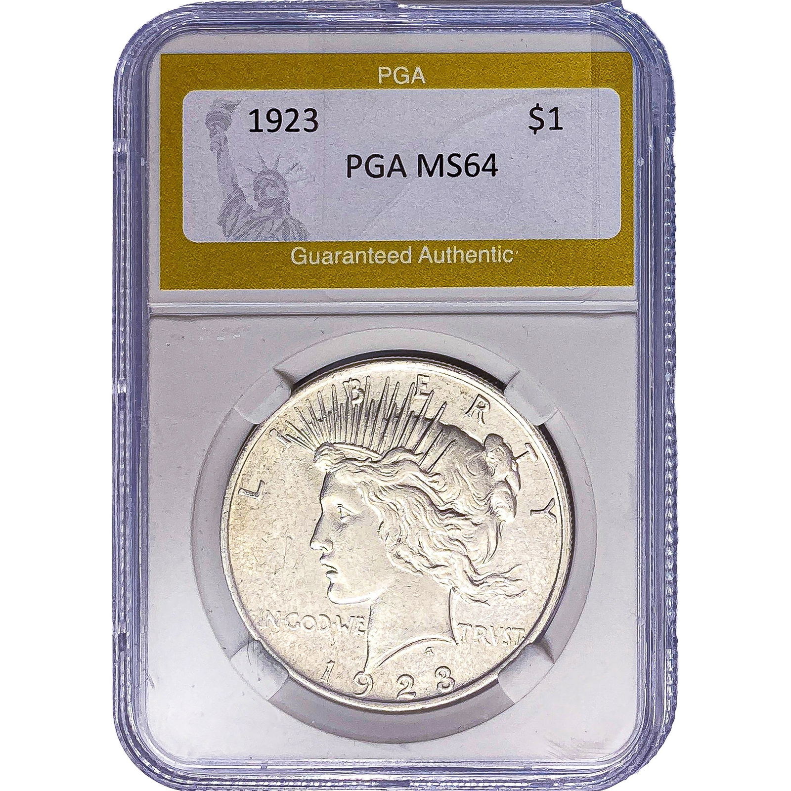 1923 Silver Peace Dollar PGA MS64 (1 of 2)