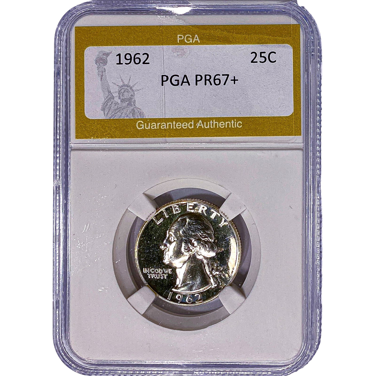 1962 Washington Silver Quarter PGA PR67+: 1962 Washington Silver Quarter PGA PR67+