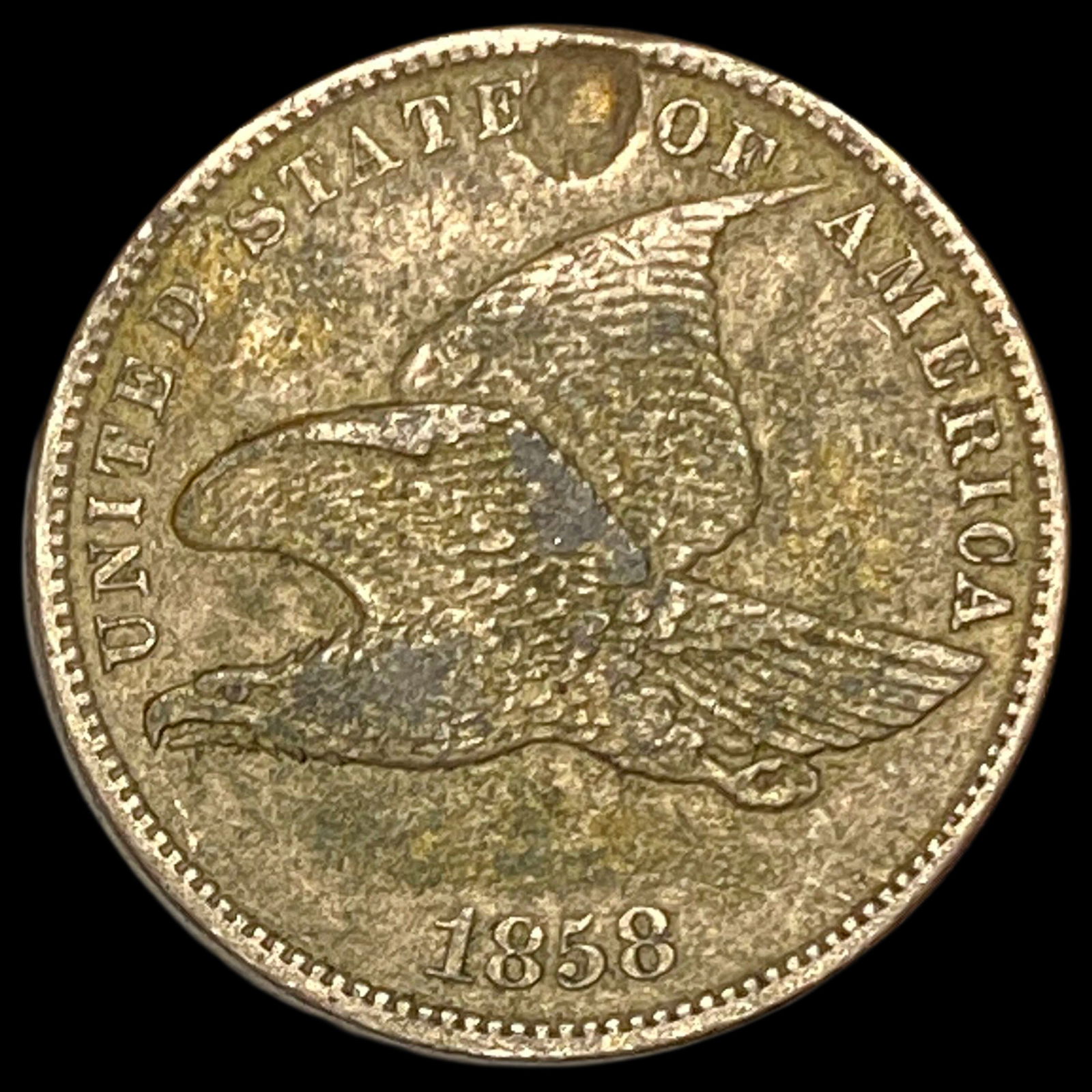 1858 Flying Eagle Cent LIGHTLY CIRCULATED: 1858 Flying Eagle Cent LIGHTLY CIRCULATED