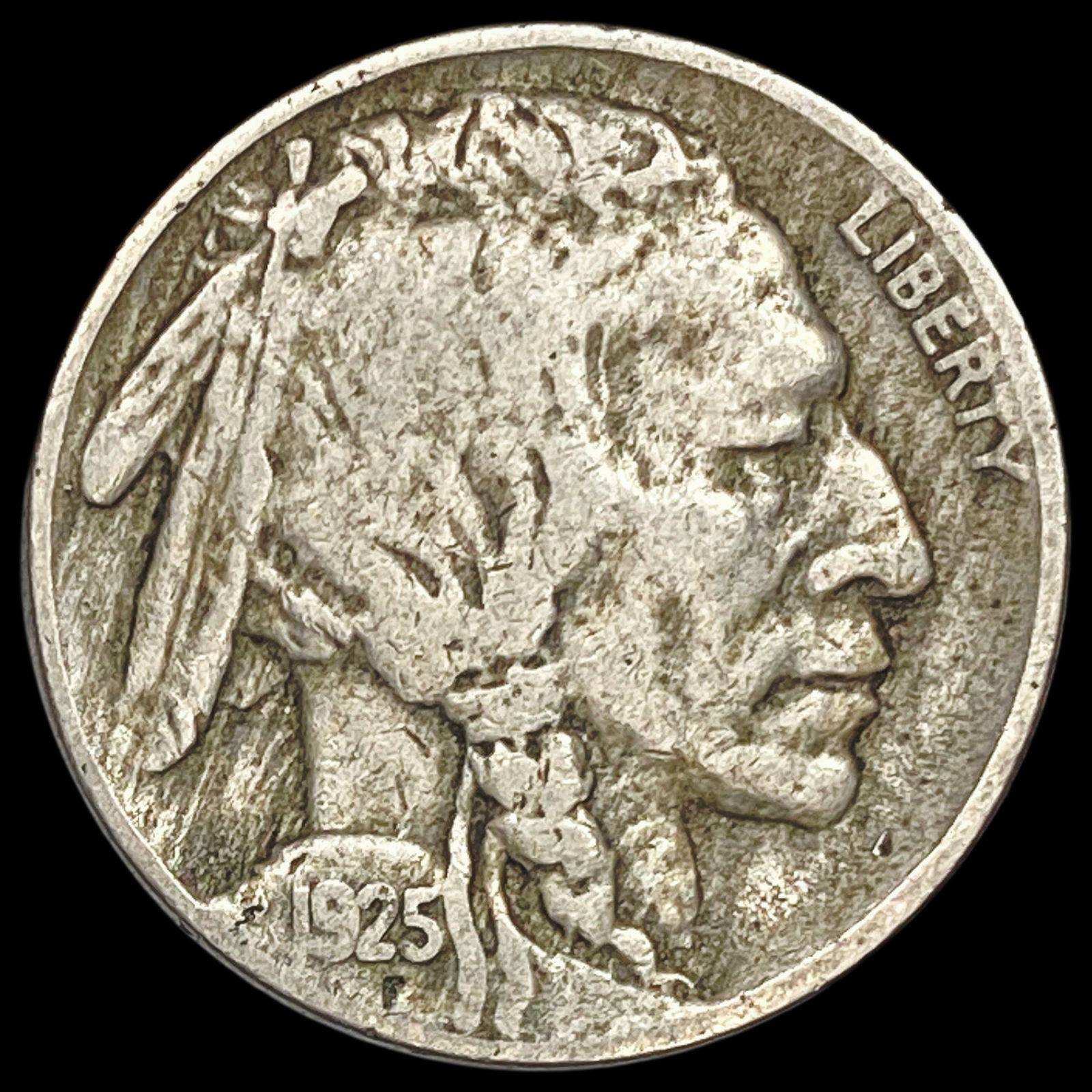 1925-S Buffalo Nickel LIGHTLY CIRCULATED: 1925-S Buffalo Nickel LIGHTLY CIRCULATED