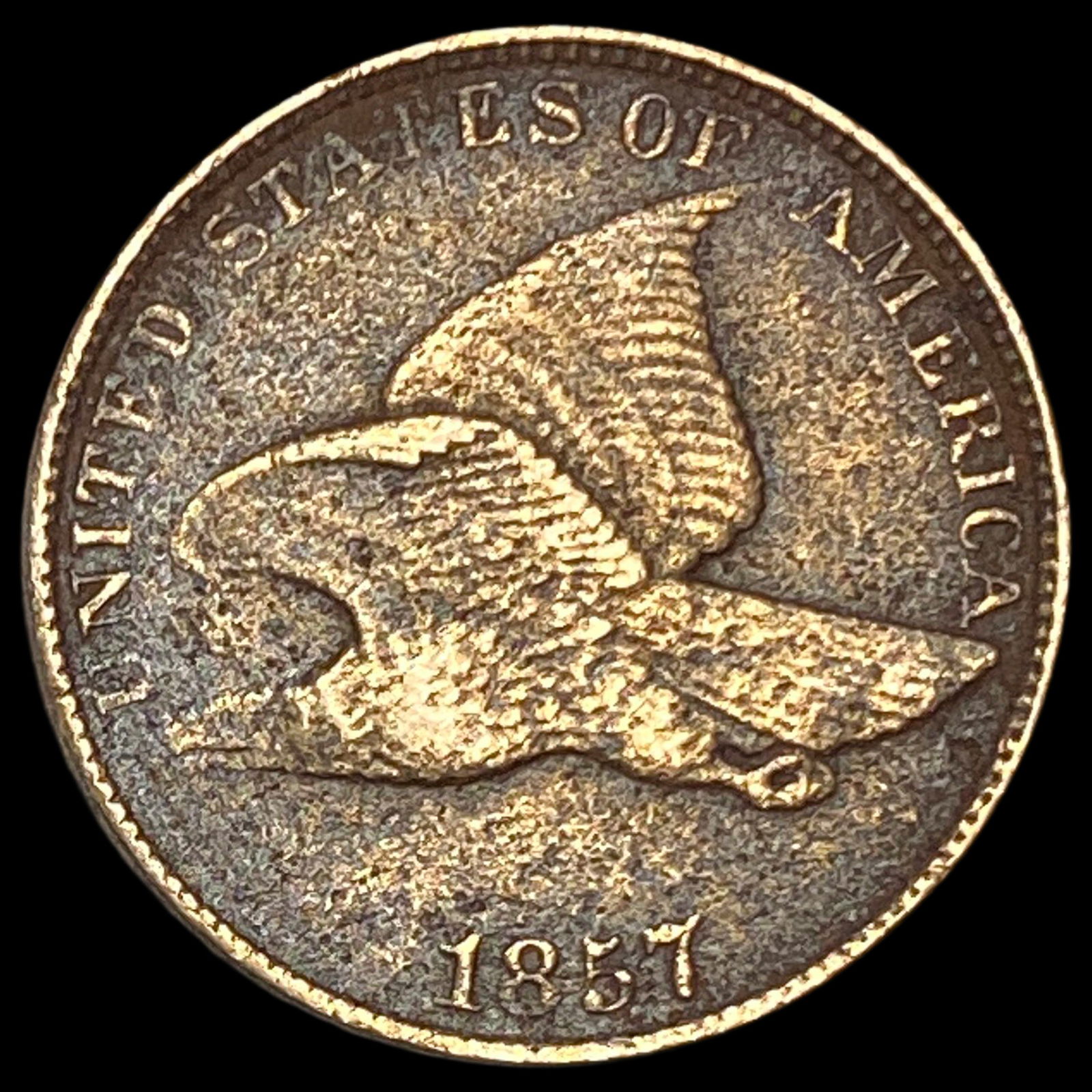1857 Flying Eagle Cent LIGHTLY CIRCULATED: 1857 Flying Eagle Cent LIGHTLY CIRCULATED