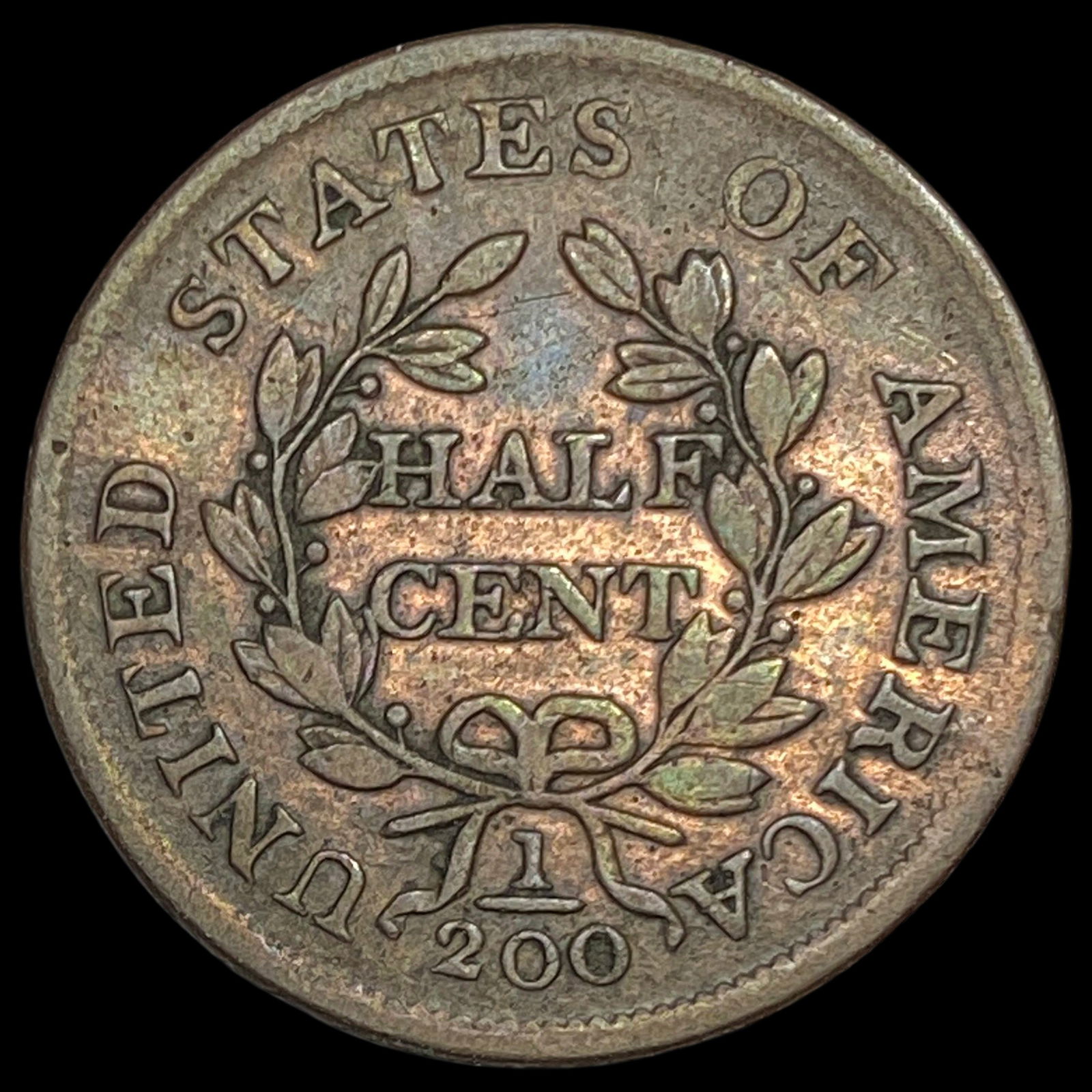 1804 Draped Bust Half Cent NICELY CIRCULATED - 2