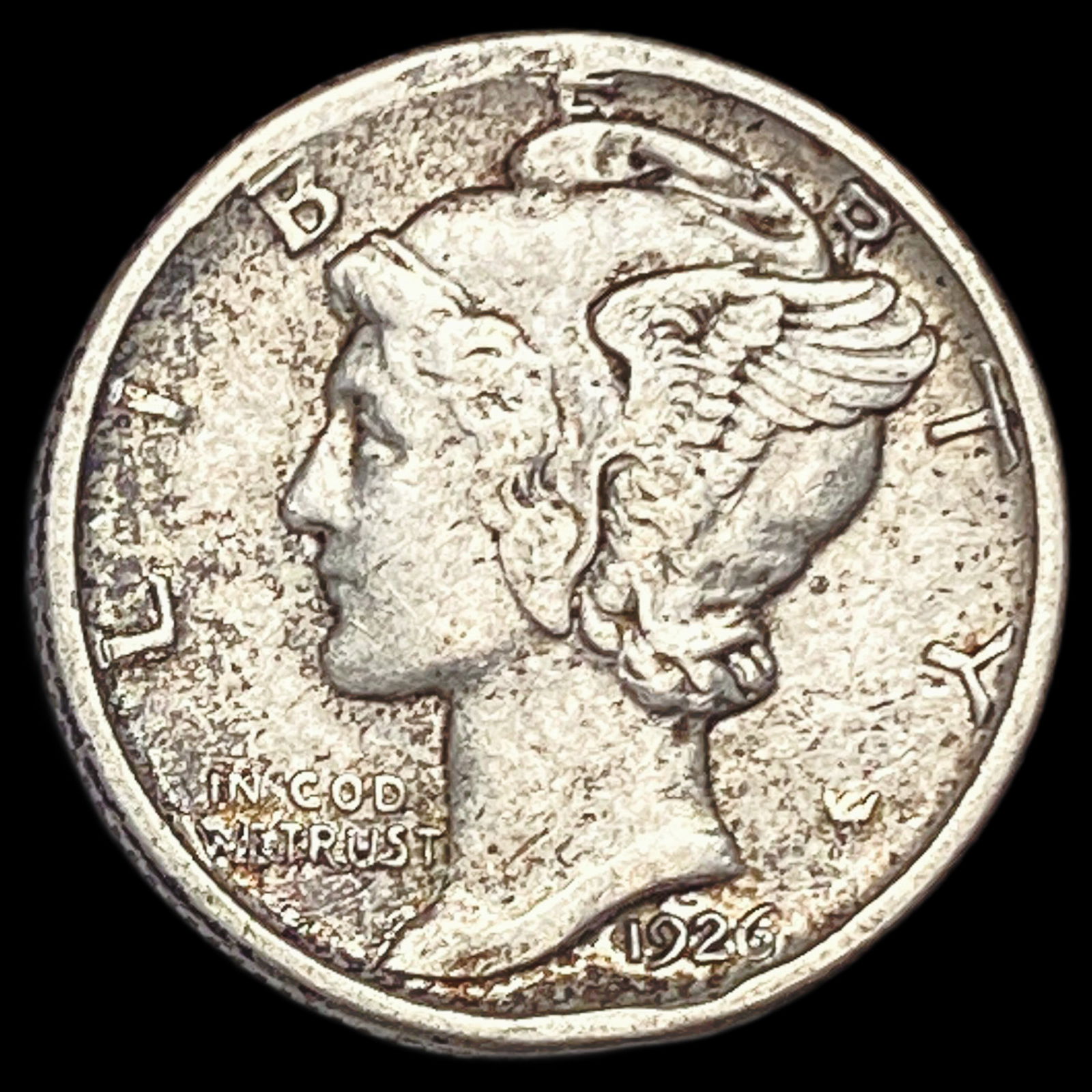 1926-D Silver Mercury Dime LIGHTLY CIRCULATED (1 of 2)