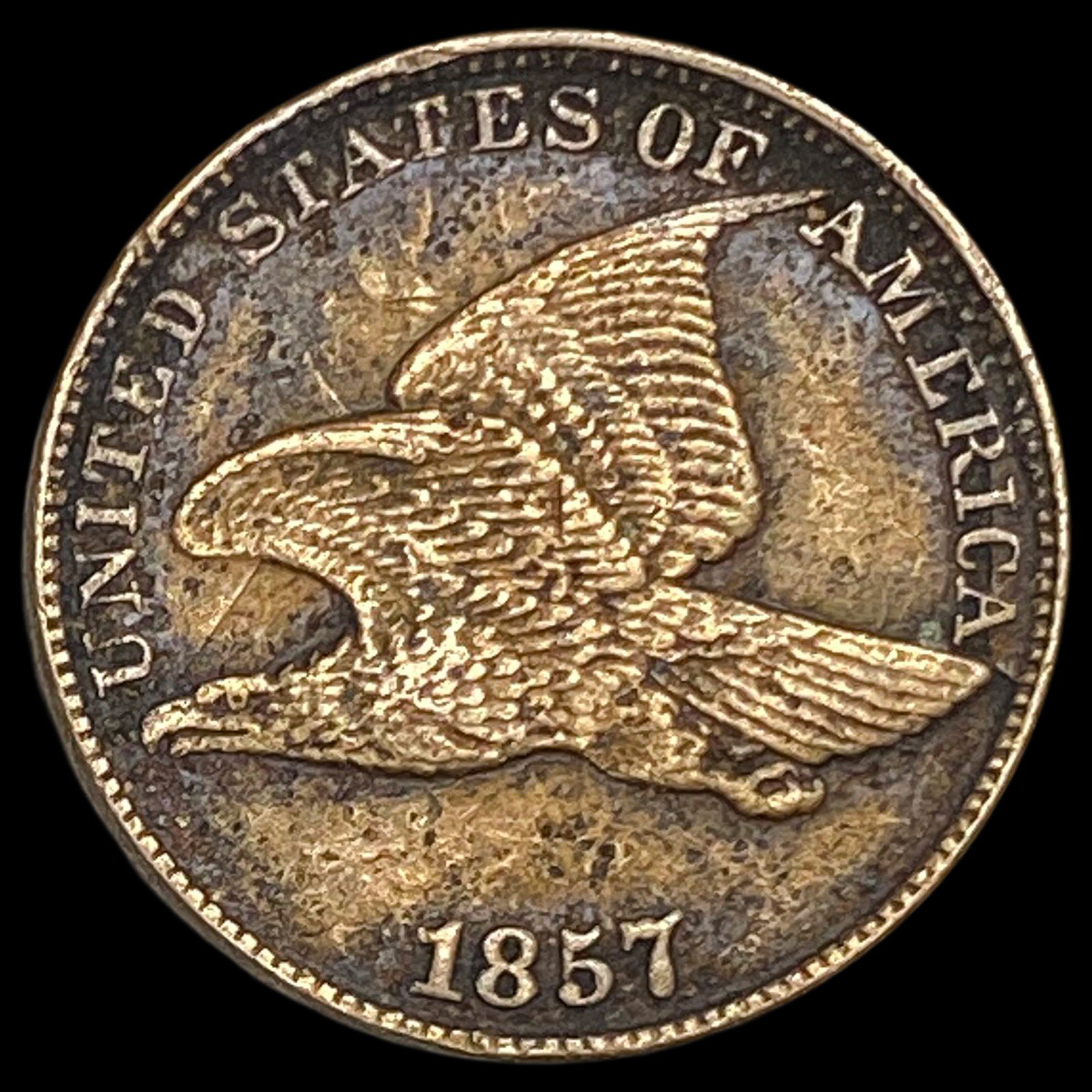 1857 Flying Eagle Cent CHOICE AU (1 of 2)