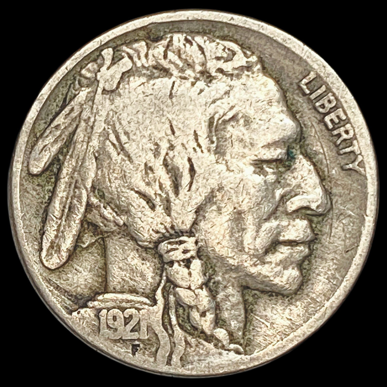 1921-S Buffalo Nickel LIGHTLY CIRCULATED: 1921-S Buffalo Nickel LIGHTLY CIRCULATED