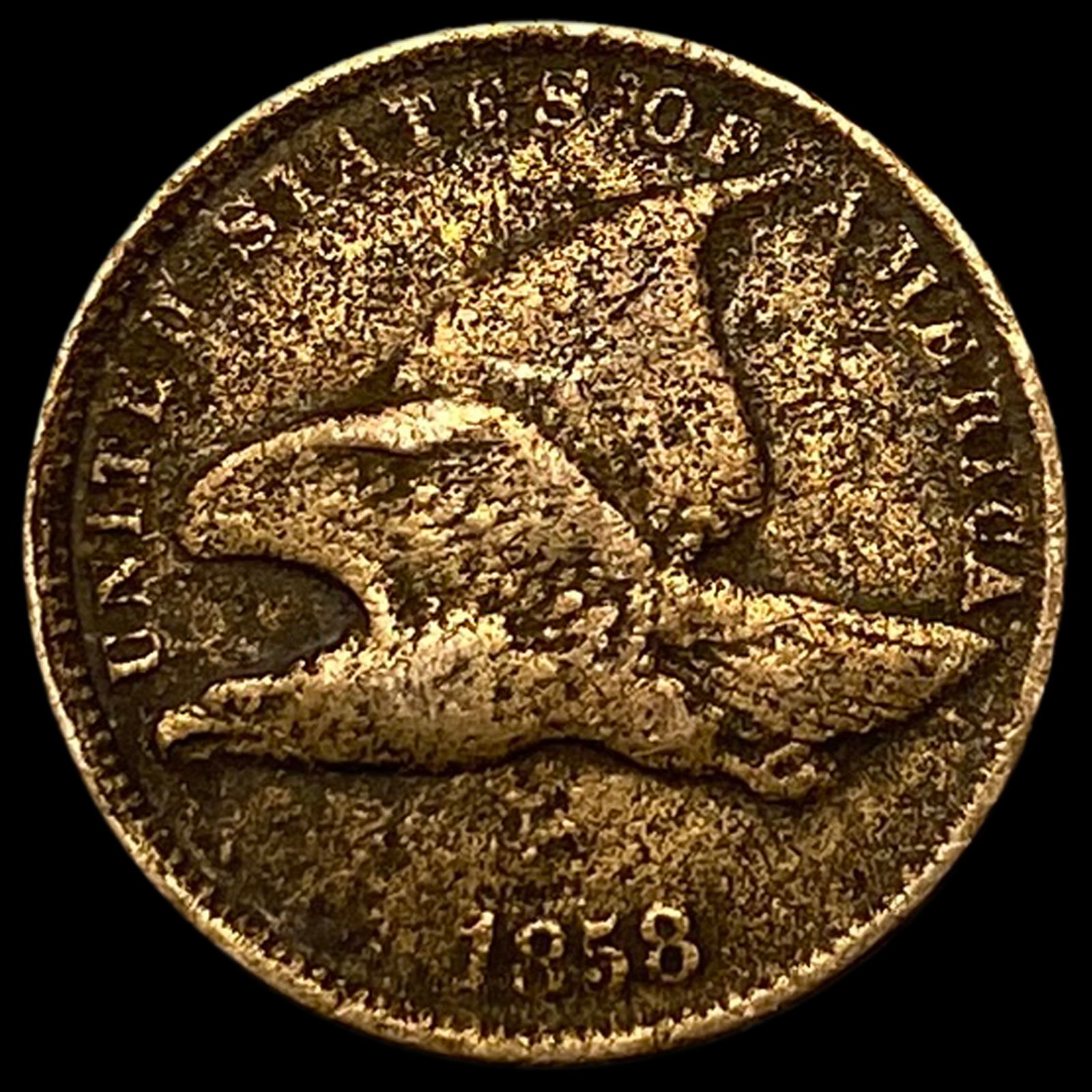 1858 Flying Eagle Cent HIGH GRADE: 1858 Flying Eagle Cent HIGH GRADE