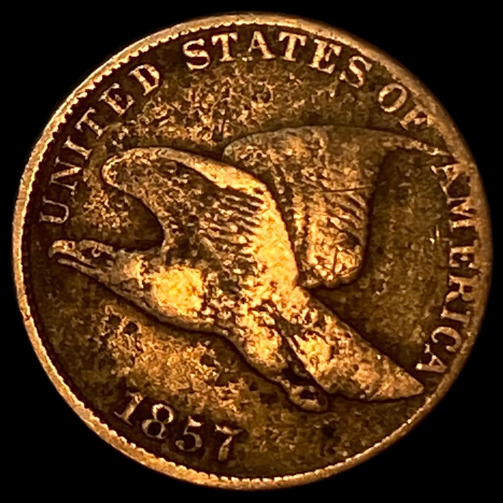 1857 Flying Eagle Cent HIGH GRADE (1 of 2)