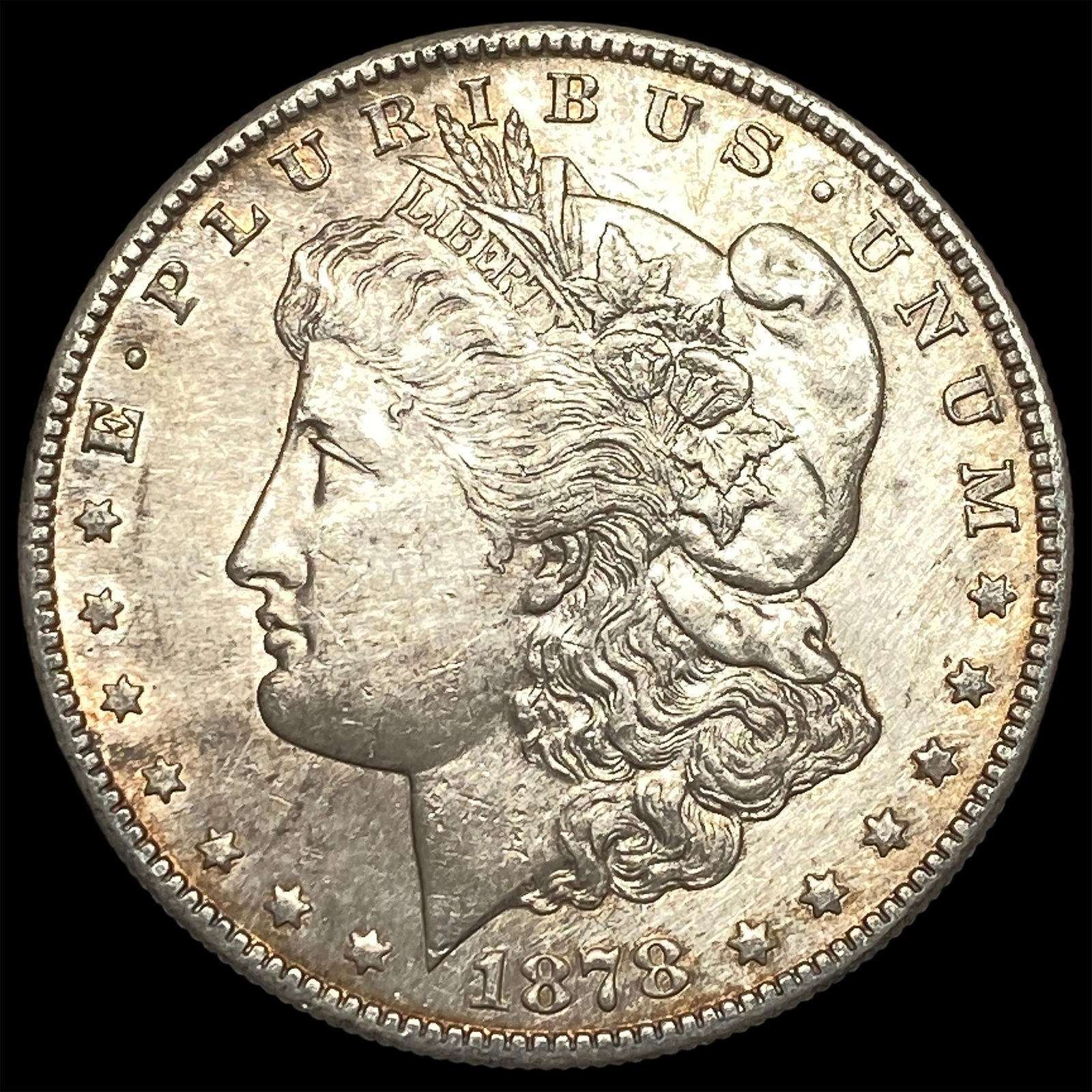 1878-S Silver Morgan Dollar CLOSELY UNCIRCULATED: 1878-S Silver Morgan Dollar CLOSELY UNCIRCULATED