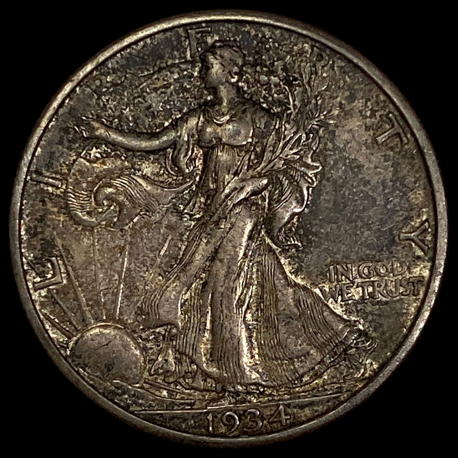 1934-S Walking Liberty Half Dollar UNCIRCULATED (1 of 2)