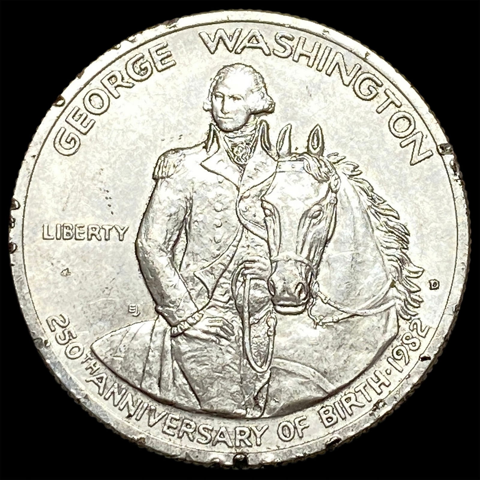 1982-D George Washington Commemorative Half Dollar HIGH GRADE (1 of 2)