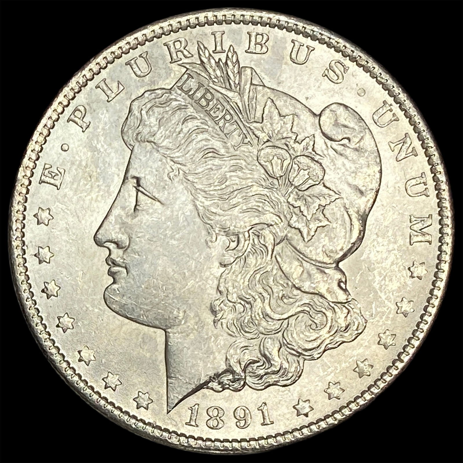 1891 Morgan Silver Dollar UNCIRCULATED: 1891 Morgan Silver Dollar UNCIRCULATED