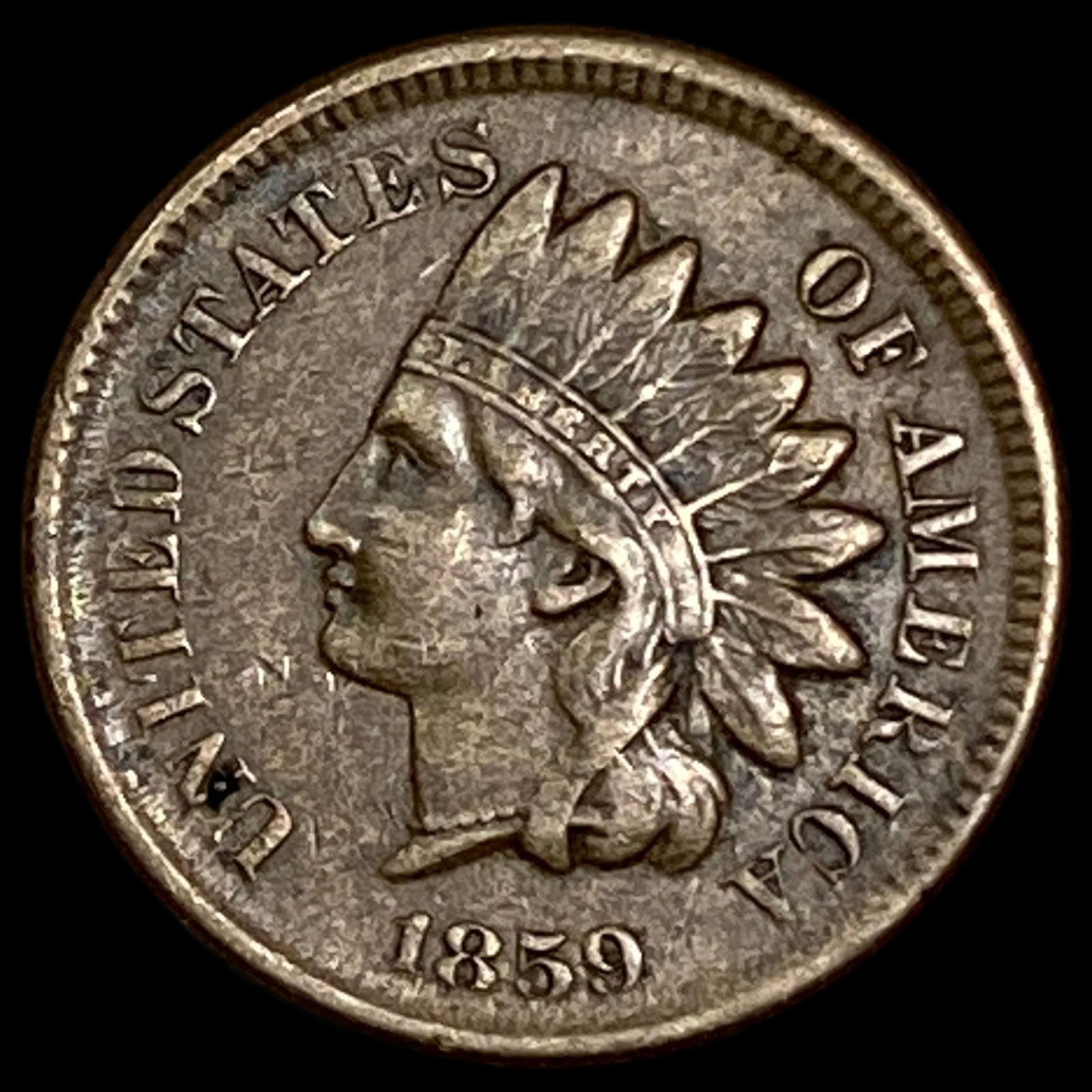 1859 Indian Head Cent LIGHTLY CIRCULATED: 1859 Indian Head Cent LIGHTLY CIRCULATED