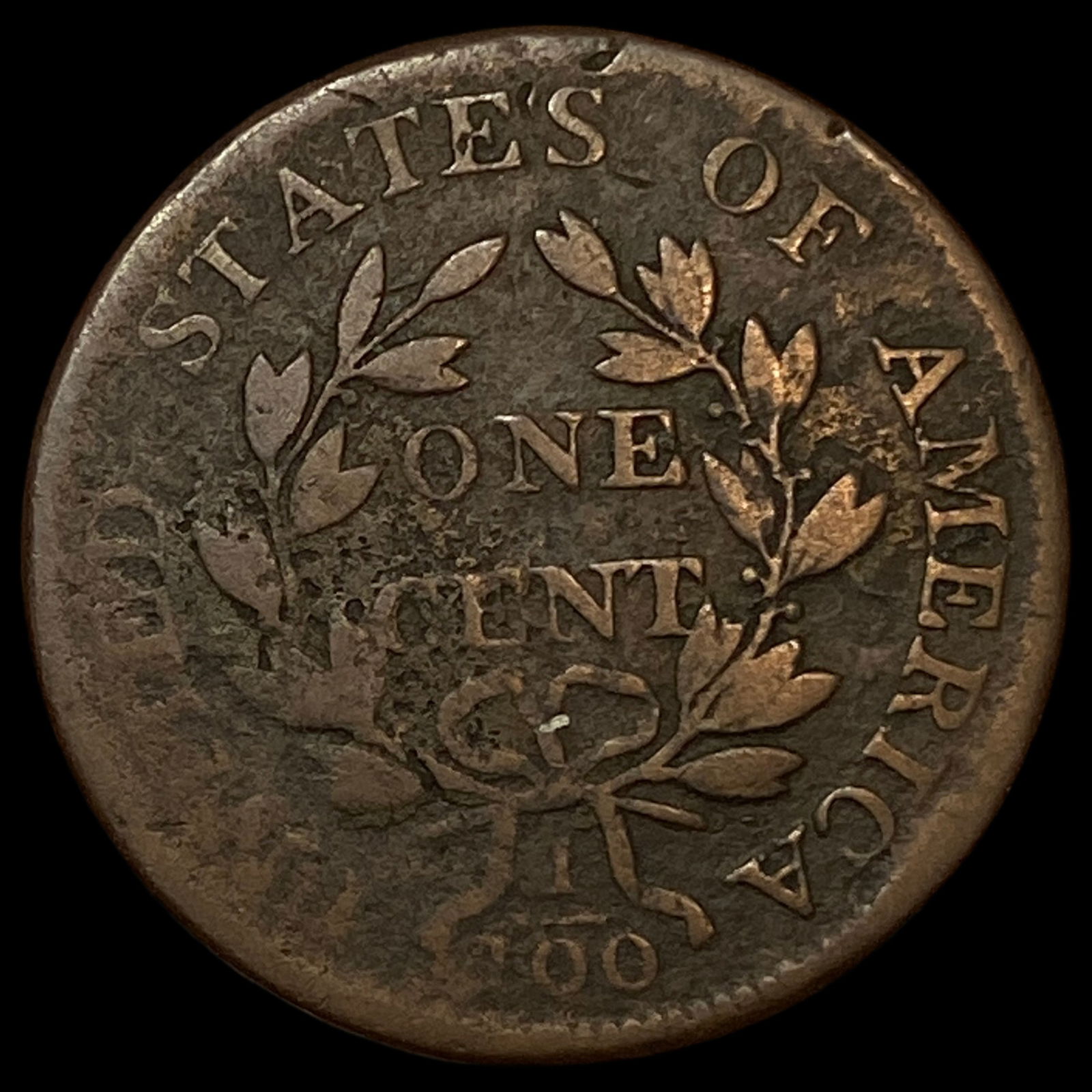 1807 Draped Bust Large Cent LIGHTLY CIRCULATED - 2